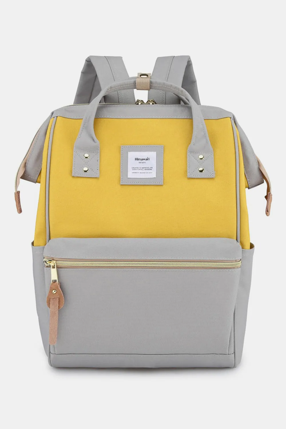 Canvas Backpack with Side Pockets