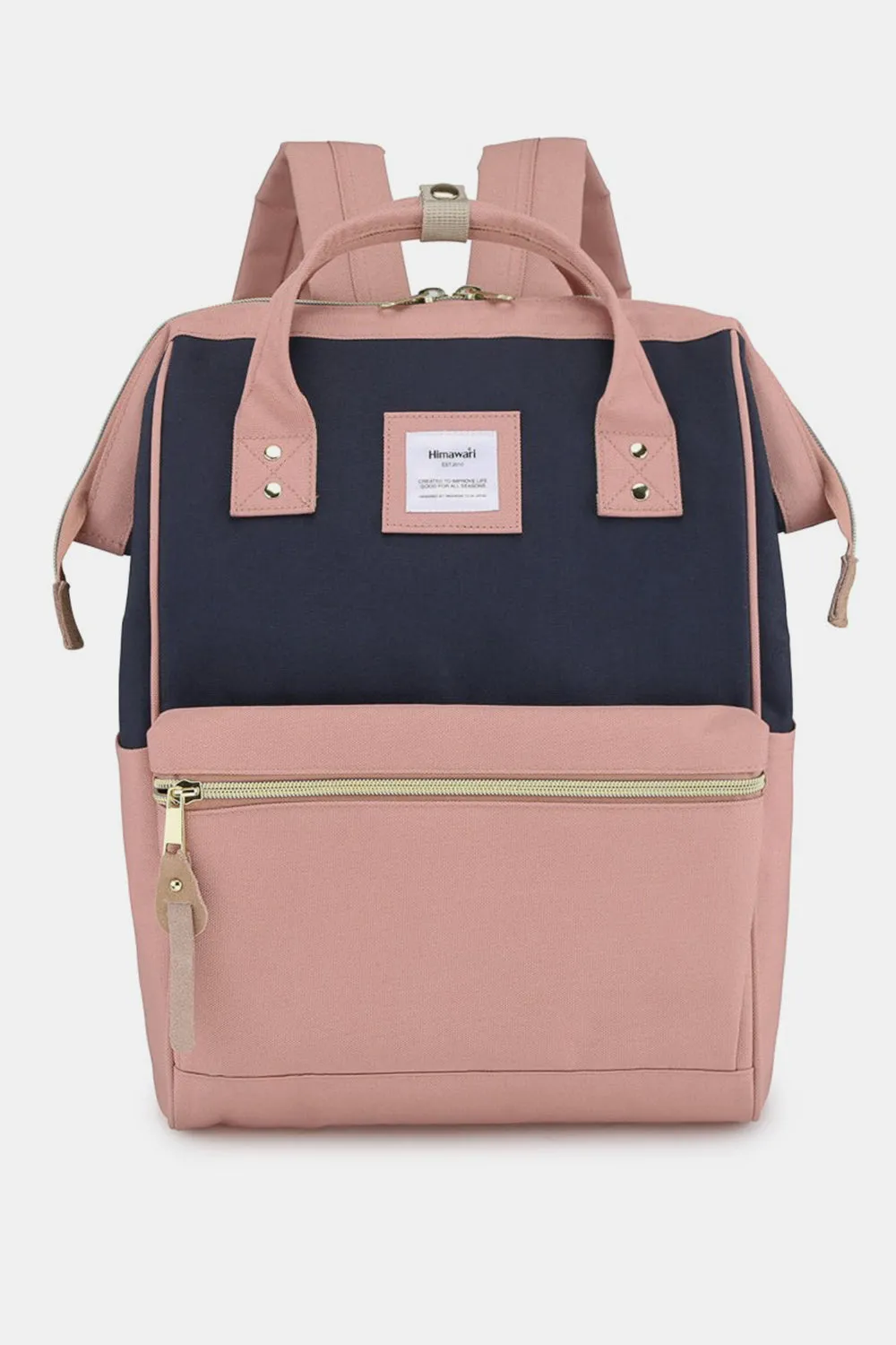 Canvas Backpack with Side Pockets