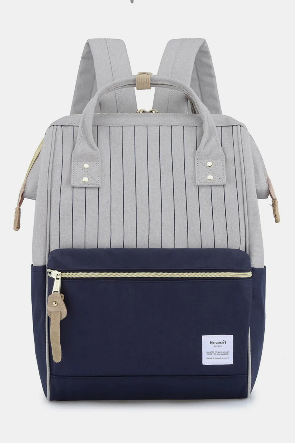 Canvas Backpack with Side Pockets
