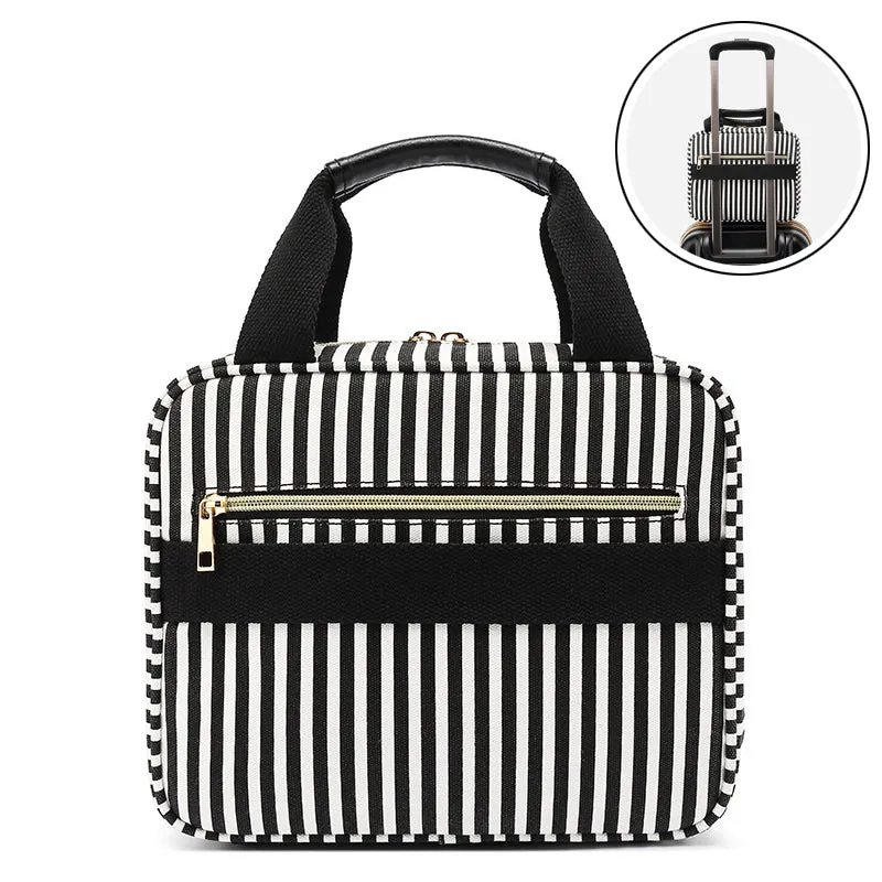 Canvas Toiletry Bags Canvas Waterproof Women Dopp Kit Cosmetic Bag