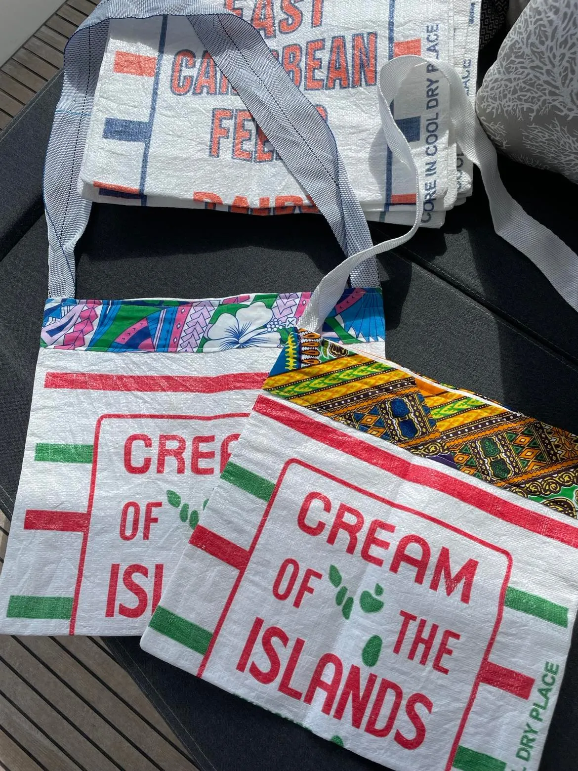 Caribbean Flour & Feed Sack Shopping Bags