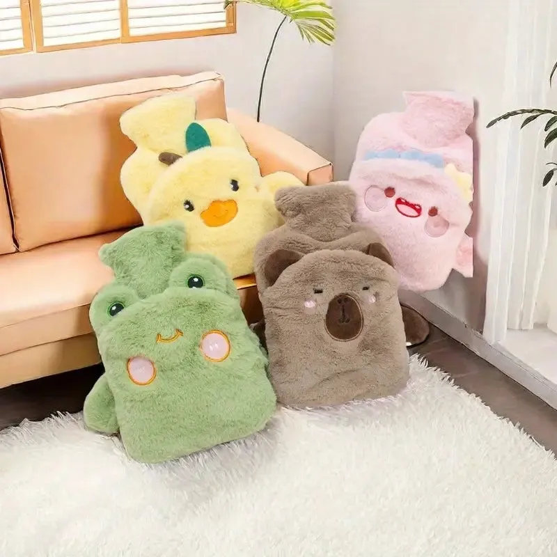 Cartoon Plush Hot Water Bag (1000ml)