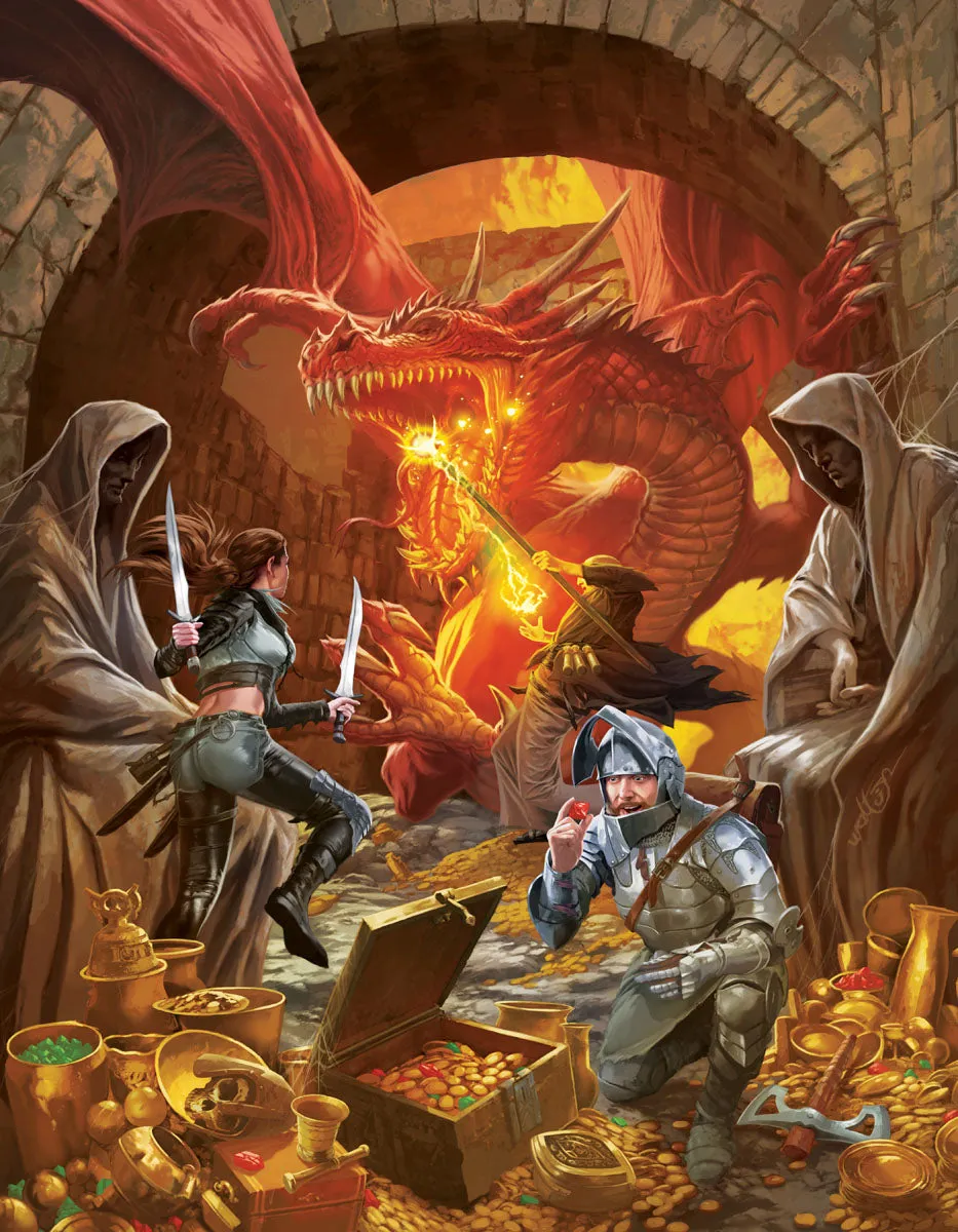 Castles & Crusades Players Handbook Alterante Cover Art Gallery Canvas Print