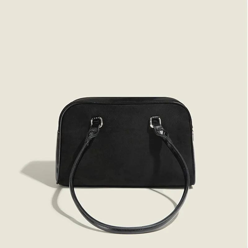Casual Vintage Solid Pocket Zipper Bags