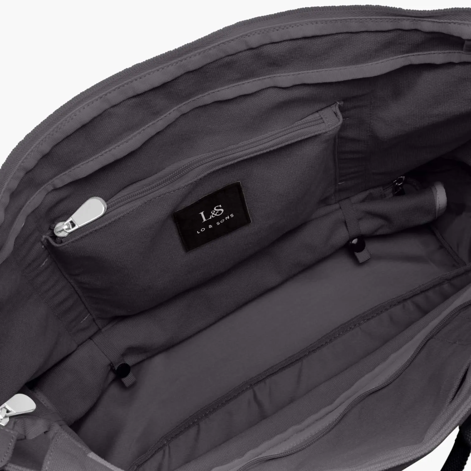 Catalina Deluxe Tote - Eco Friendly Canvas - Midnight Ash