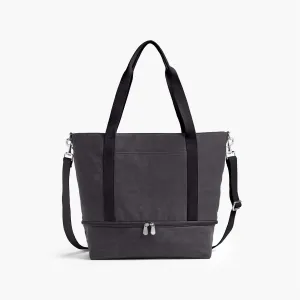 Catalina Deluxe Tote - Eco Friendly Canvas - Midnight Ash