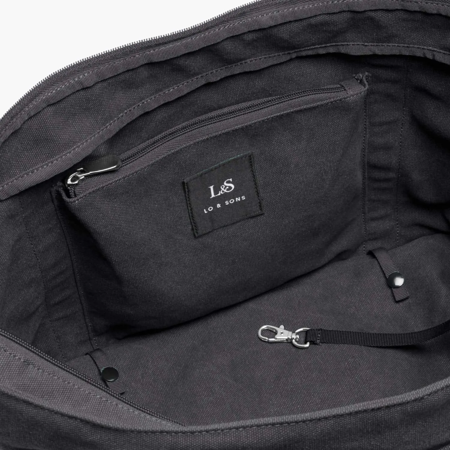 Catalina Deluxe Tote - Eco Friendly Canvas - Midnight Ash