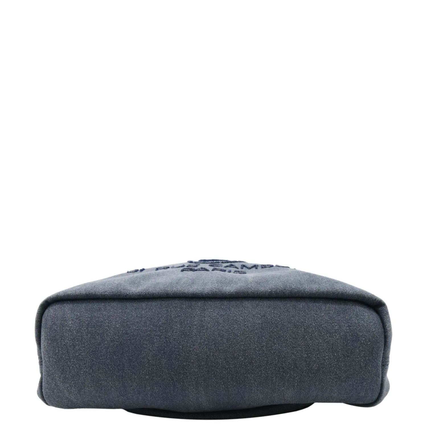 CHANEL Deauville Large Denim Backpack Blue