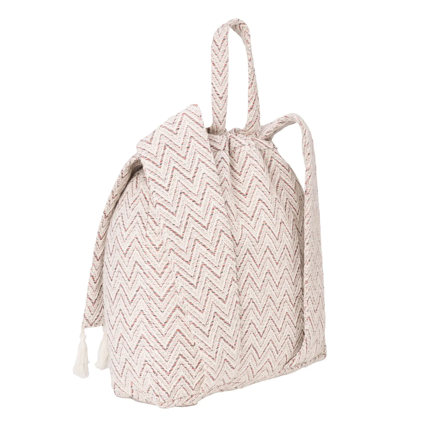CHEVRON WEAVE BACKPACK