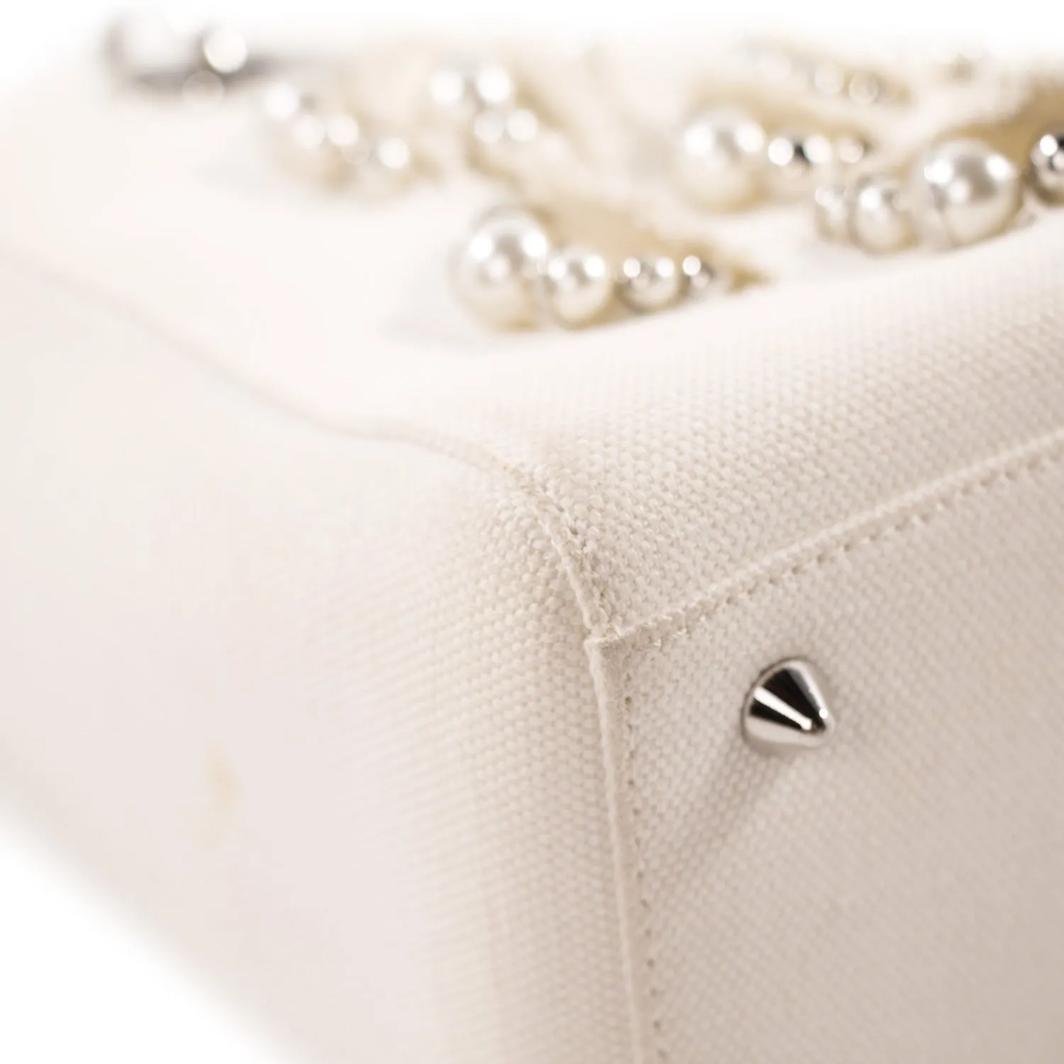 Christian Dior Crocodile-Trimmed Lady Dior Bag