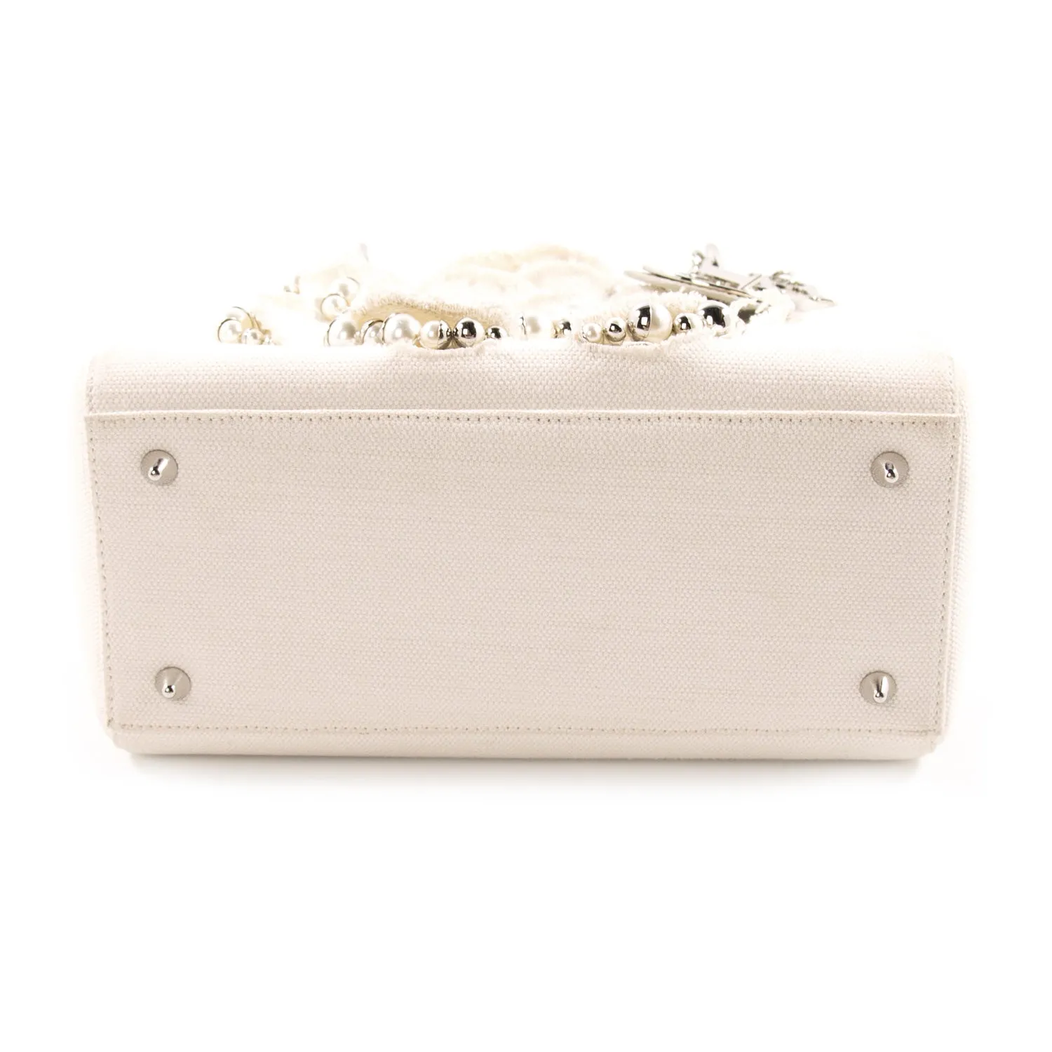 Christian Dior Crocodile-Trimmed Lady Dior Bag