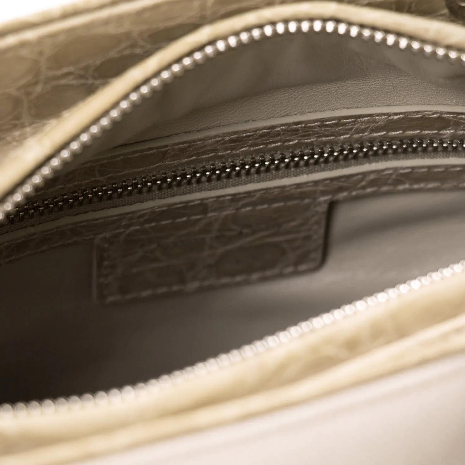 Christian Dior Crocodile-Trimmed Lady Dior Bag
