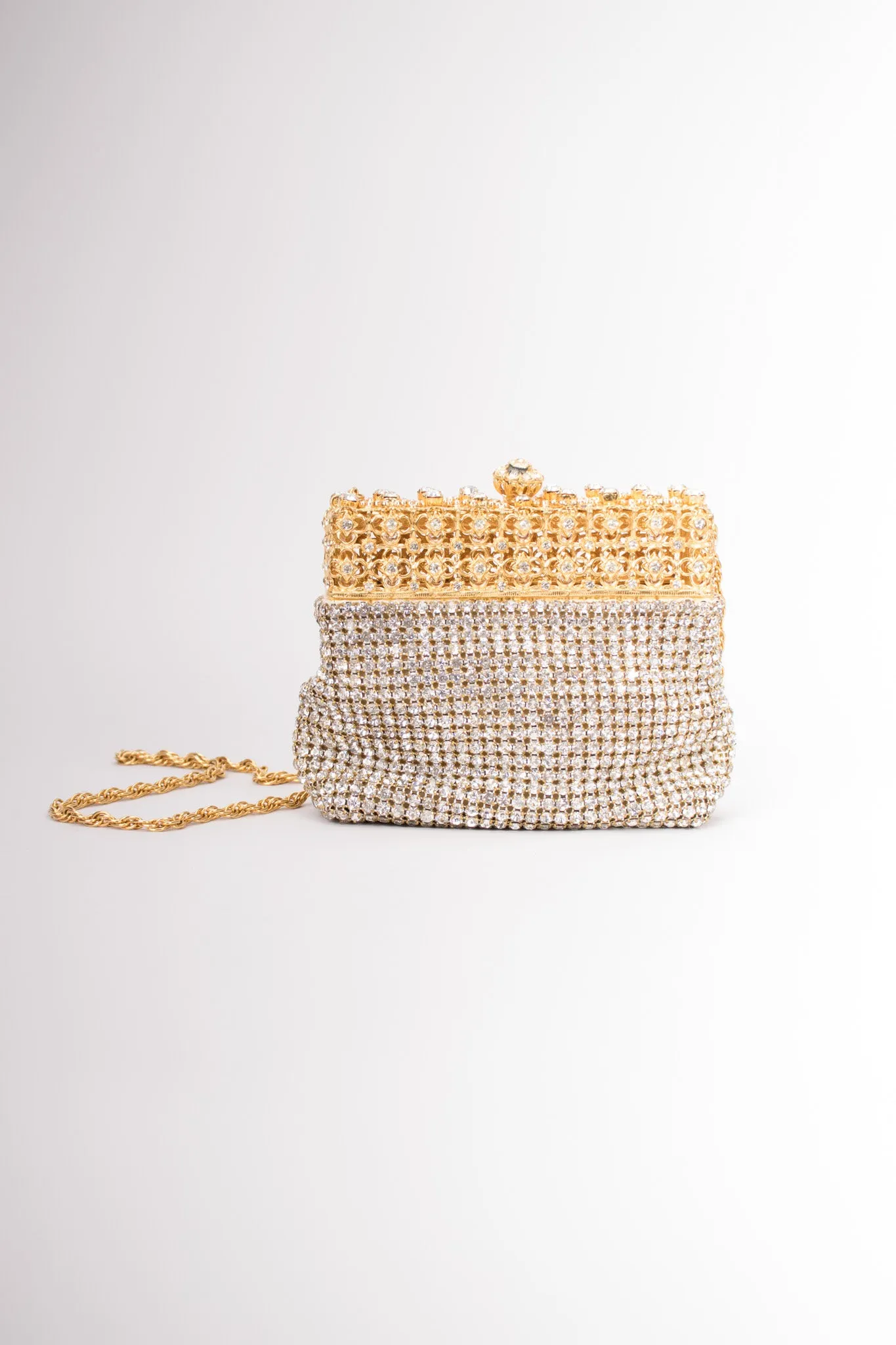 Crystal Filigree Shoulder Bag