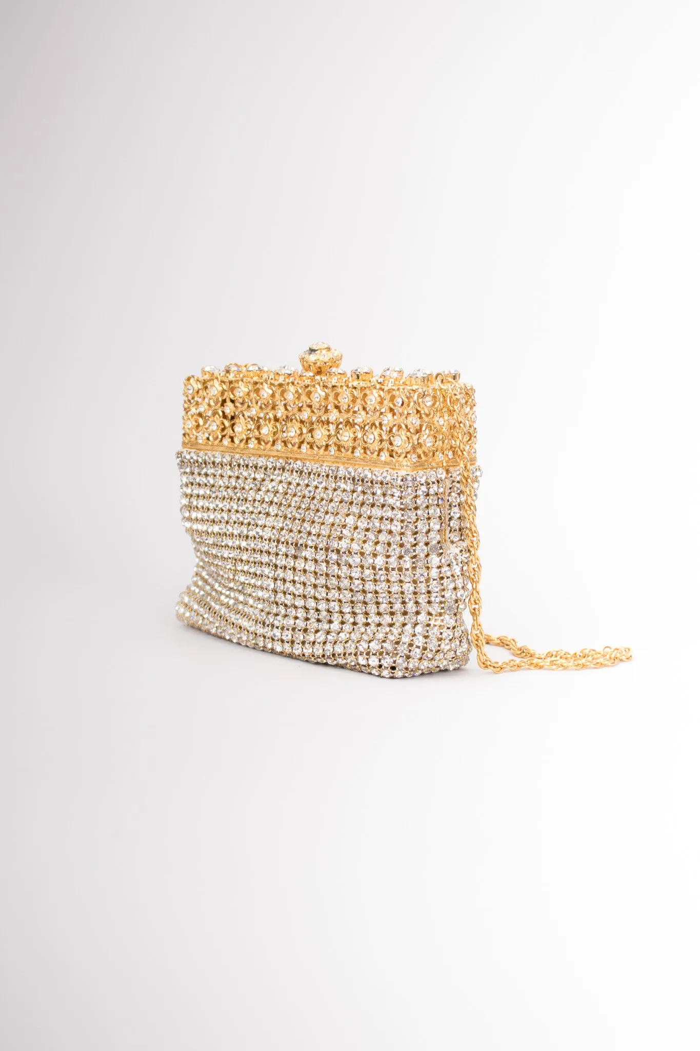 Crystal Filigree Shoulder Bag
