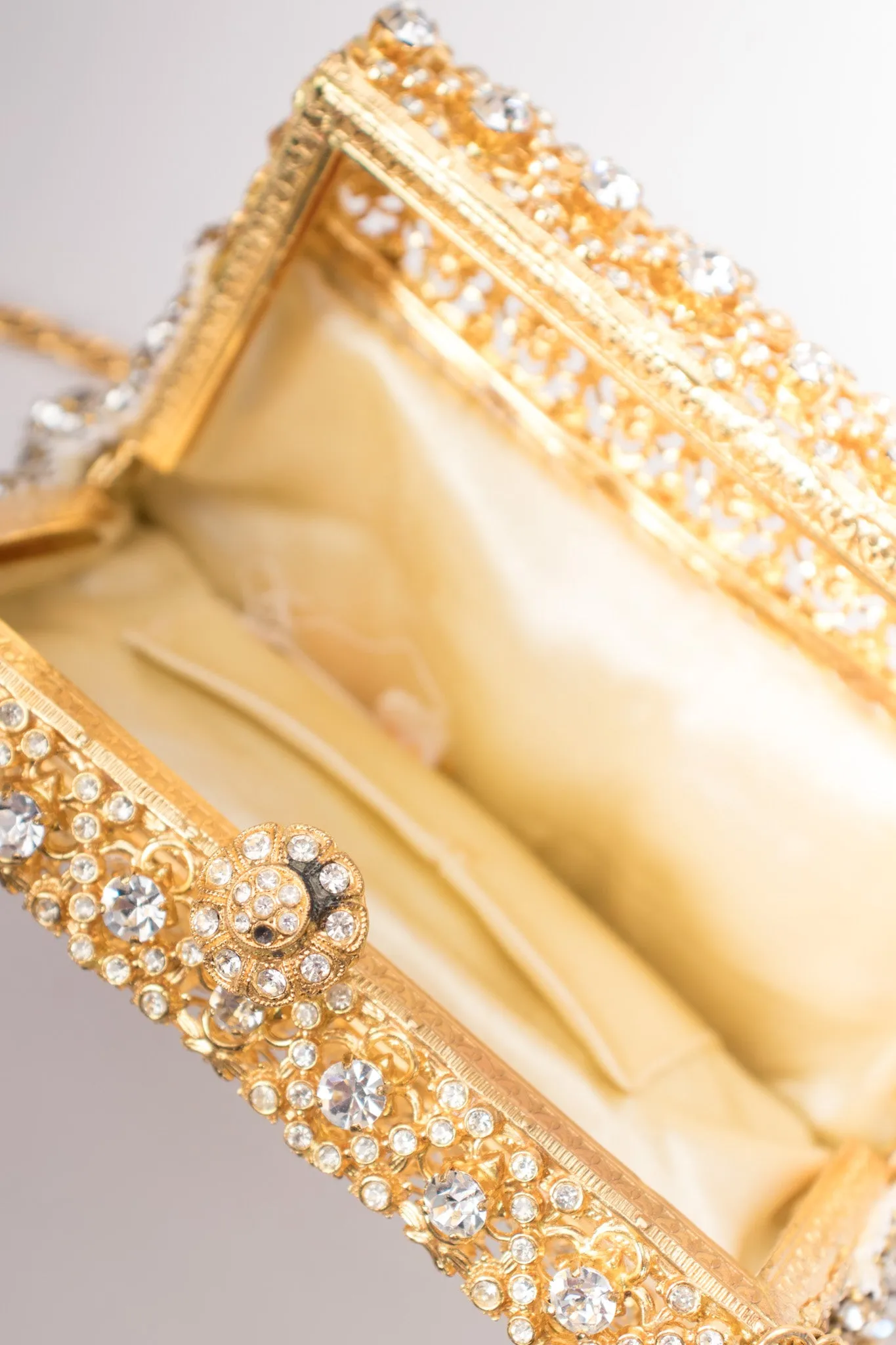 Crystal Filigree Shoulder Bag