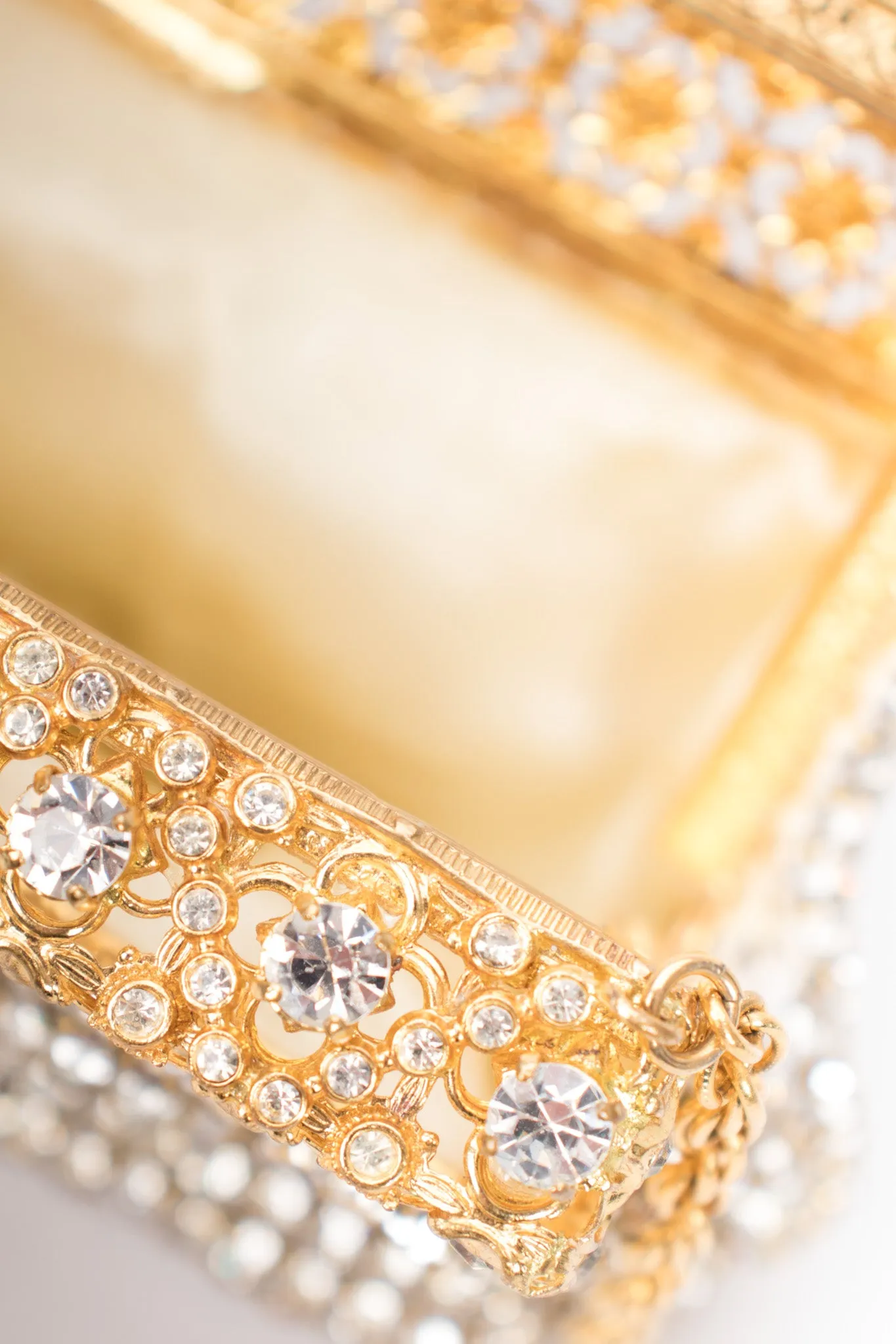Crystal Filigree Shoulder Bag