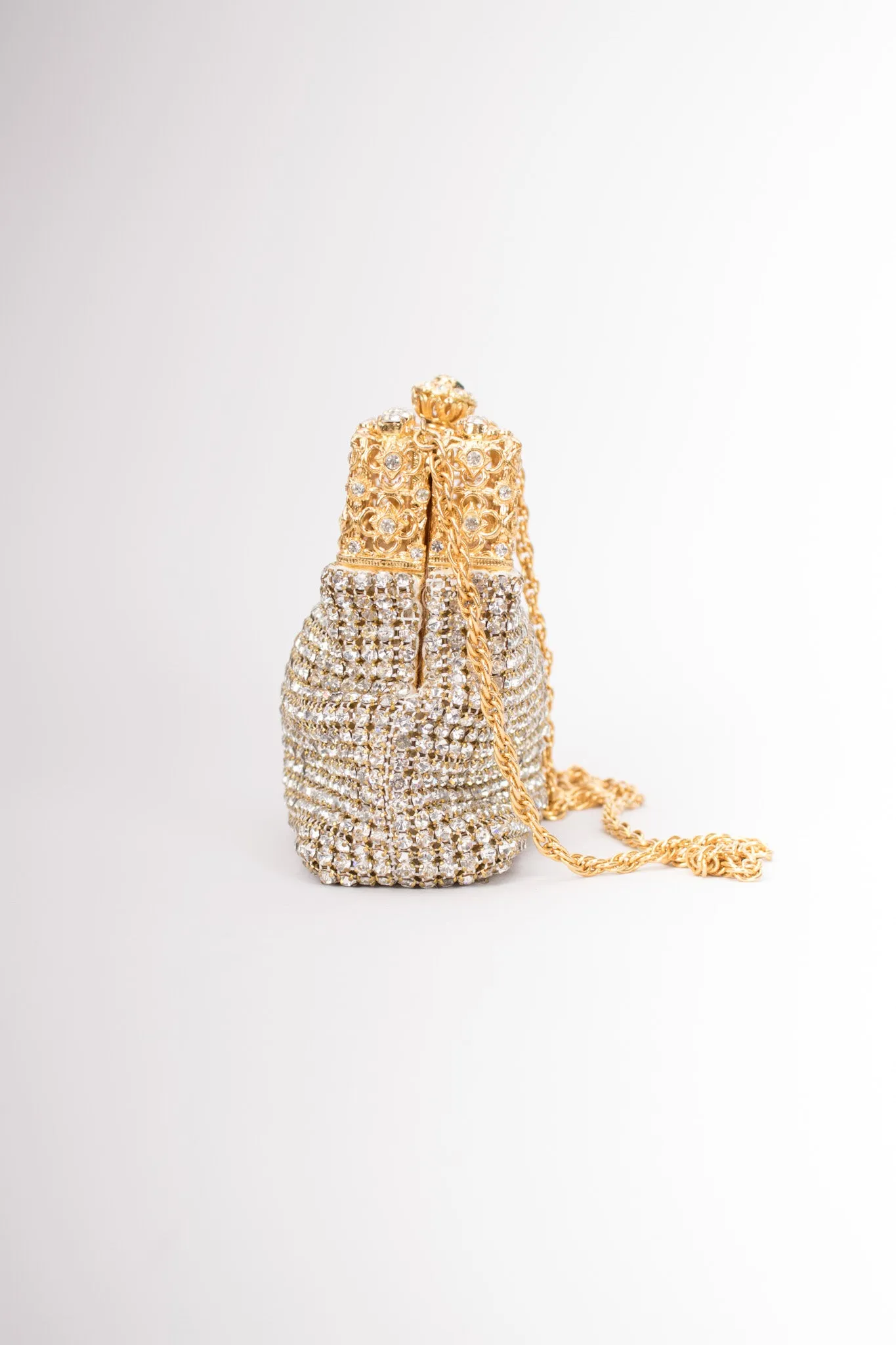 Crystal Filigree Shoulder Bag
