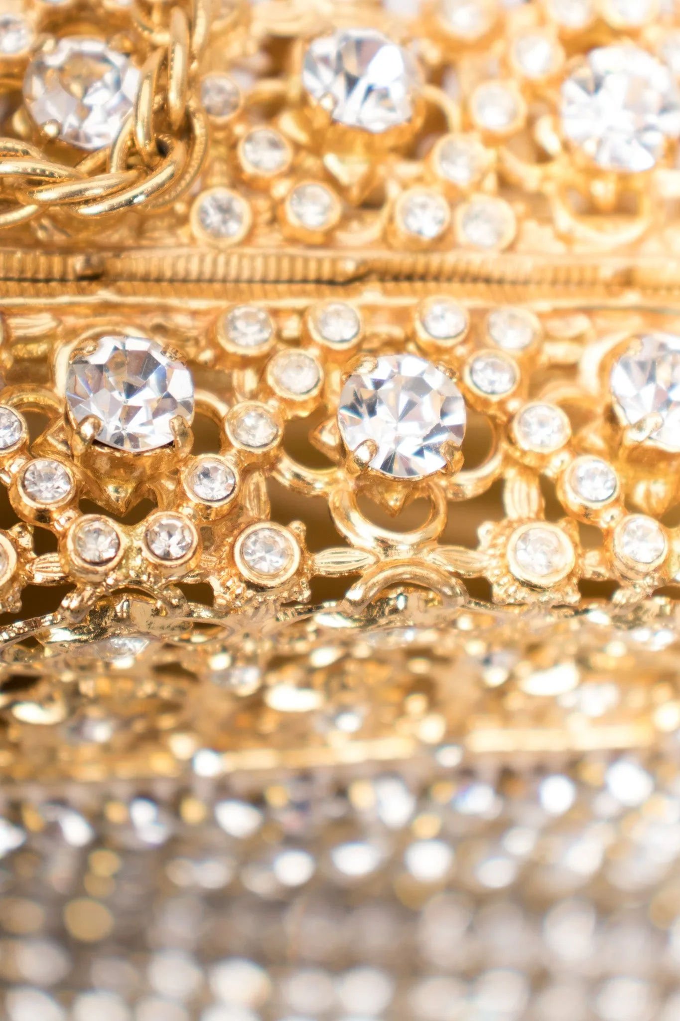 Crystal Filigree Shoulder Bag