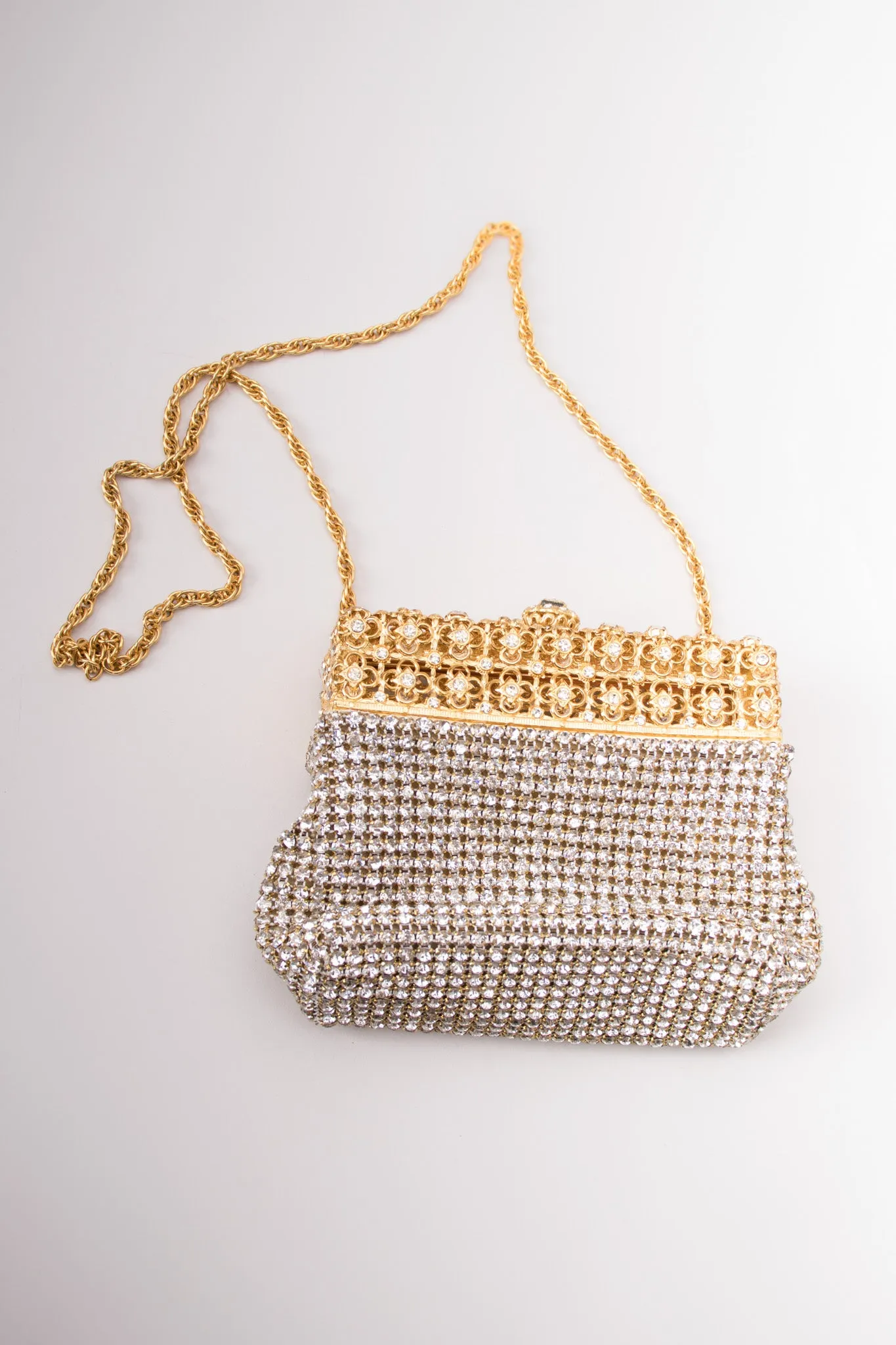 Crystal Filigree Shoulder Bag