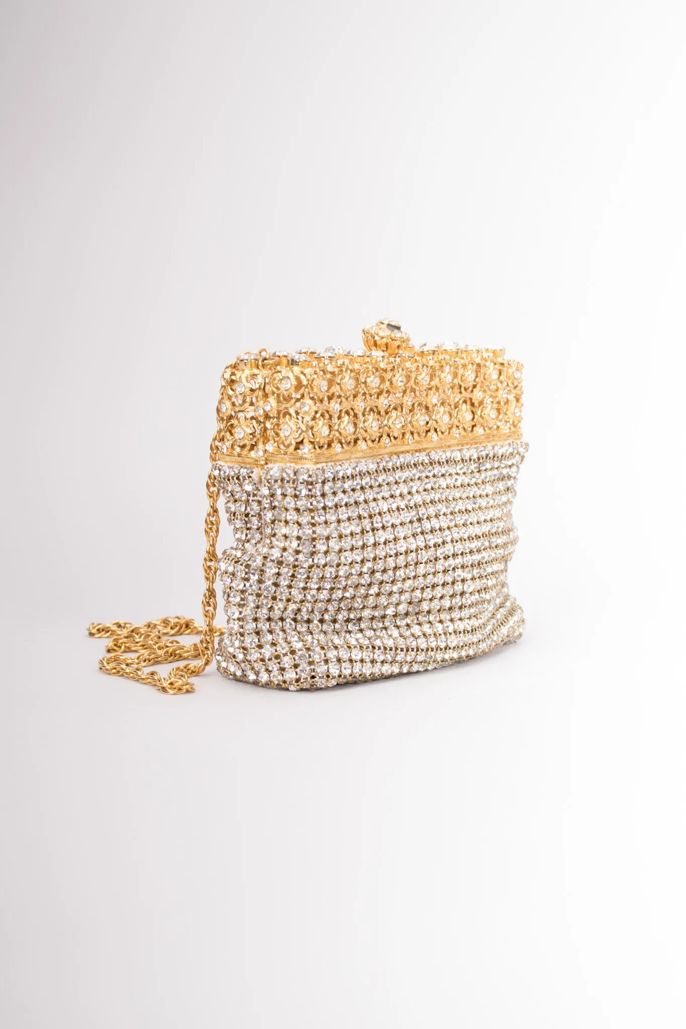 Crystal Filigree Shoulder Bag