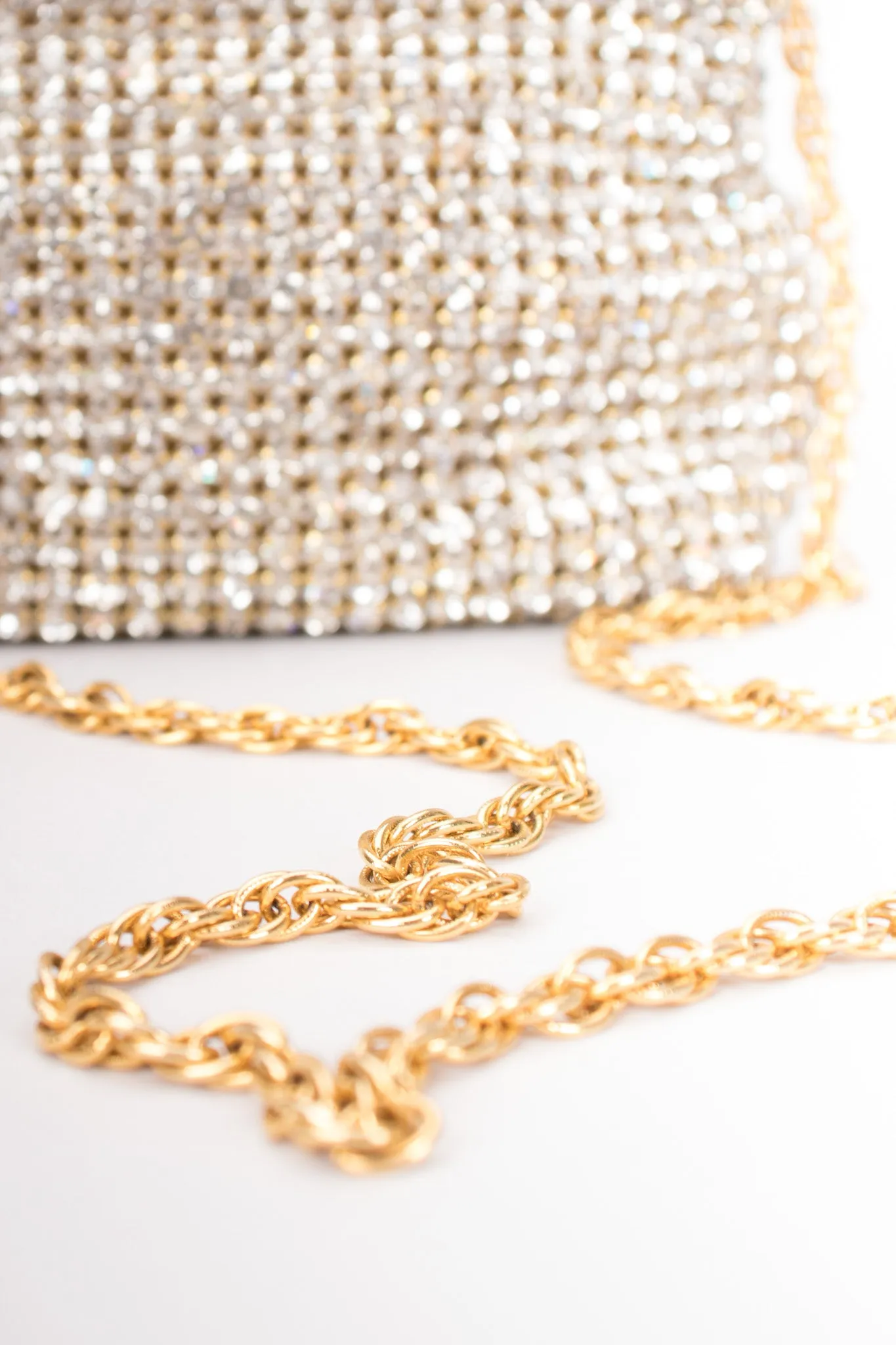 Crystal Filigree Shoulder Bag