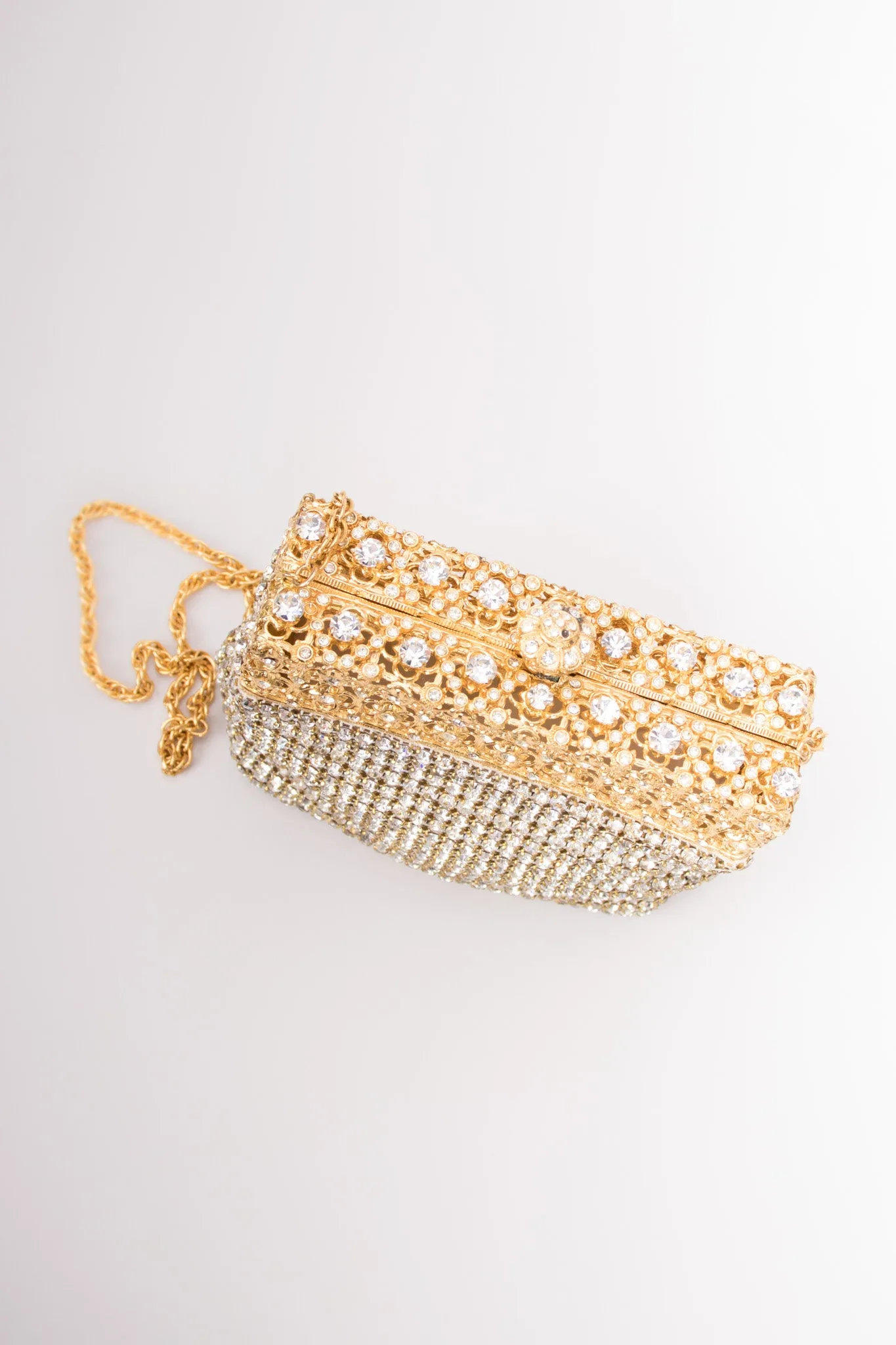 Crystal Filigree Shoulder Bag
