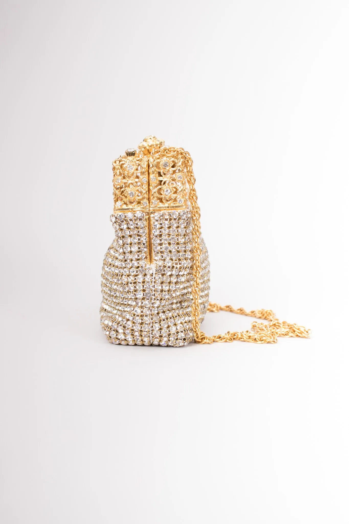Crystal Filigree Shoulder Bag