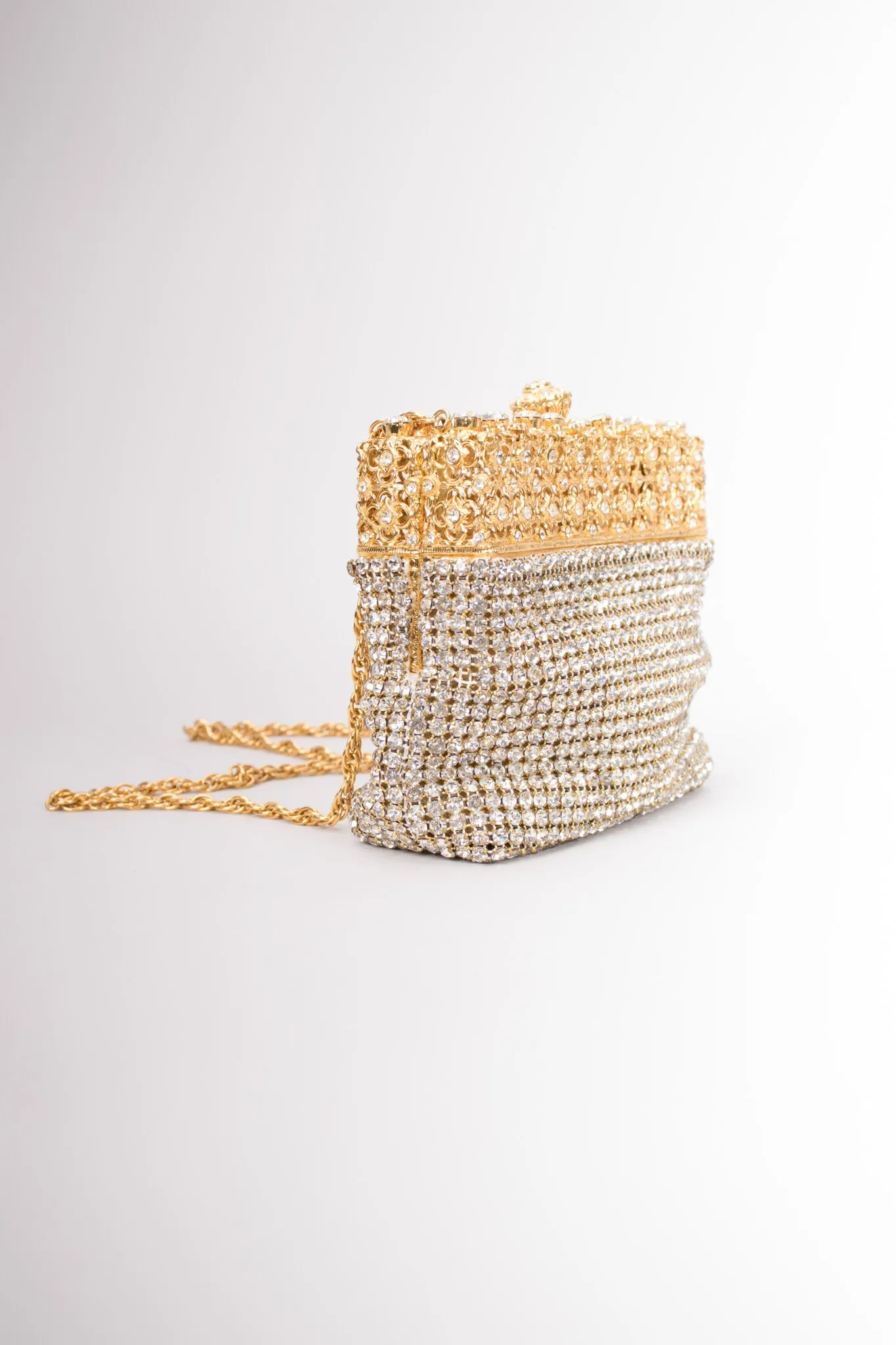 Crystal Filigree Shoulder Bag