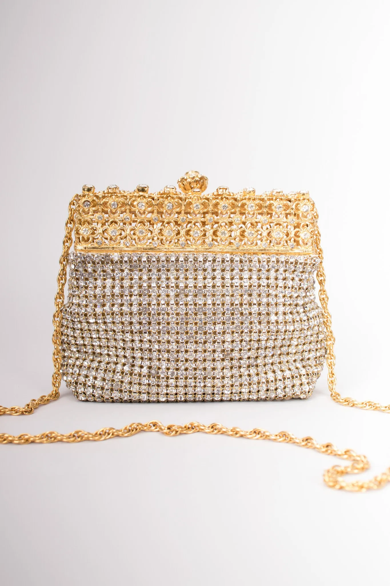 Crystal Filigree Shoulder Bag