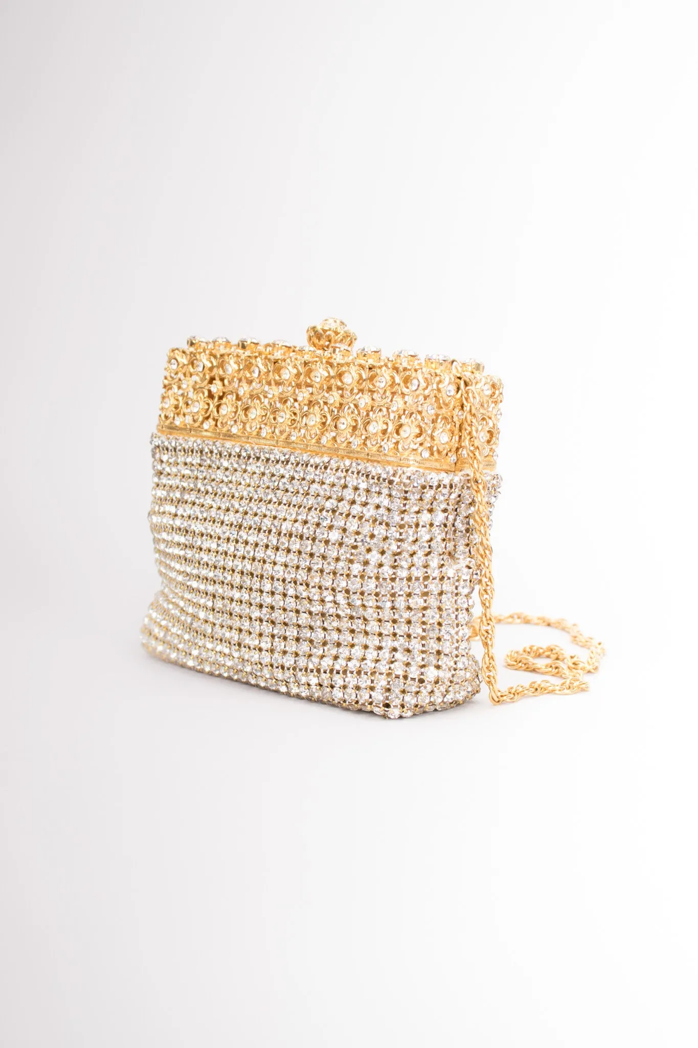 Crystal Filigree Shoulder Bag