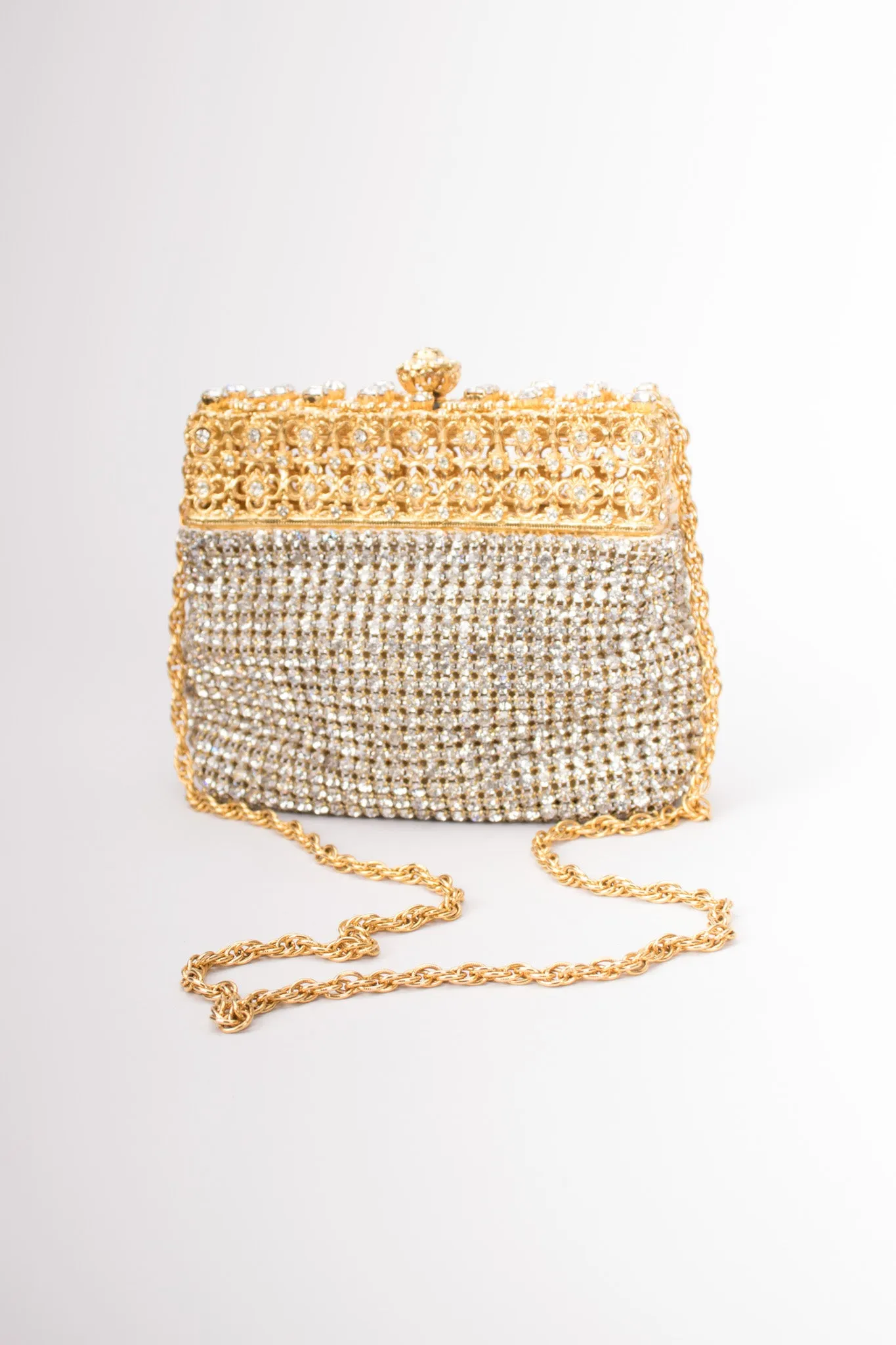 Crystal Filigree Shoulder Bag