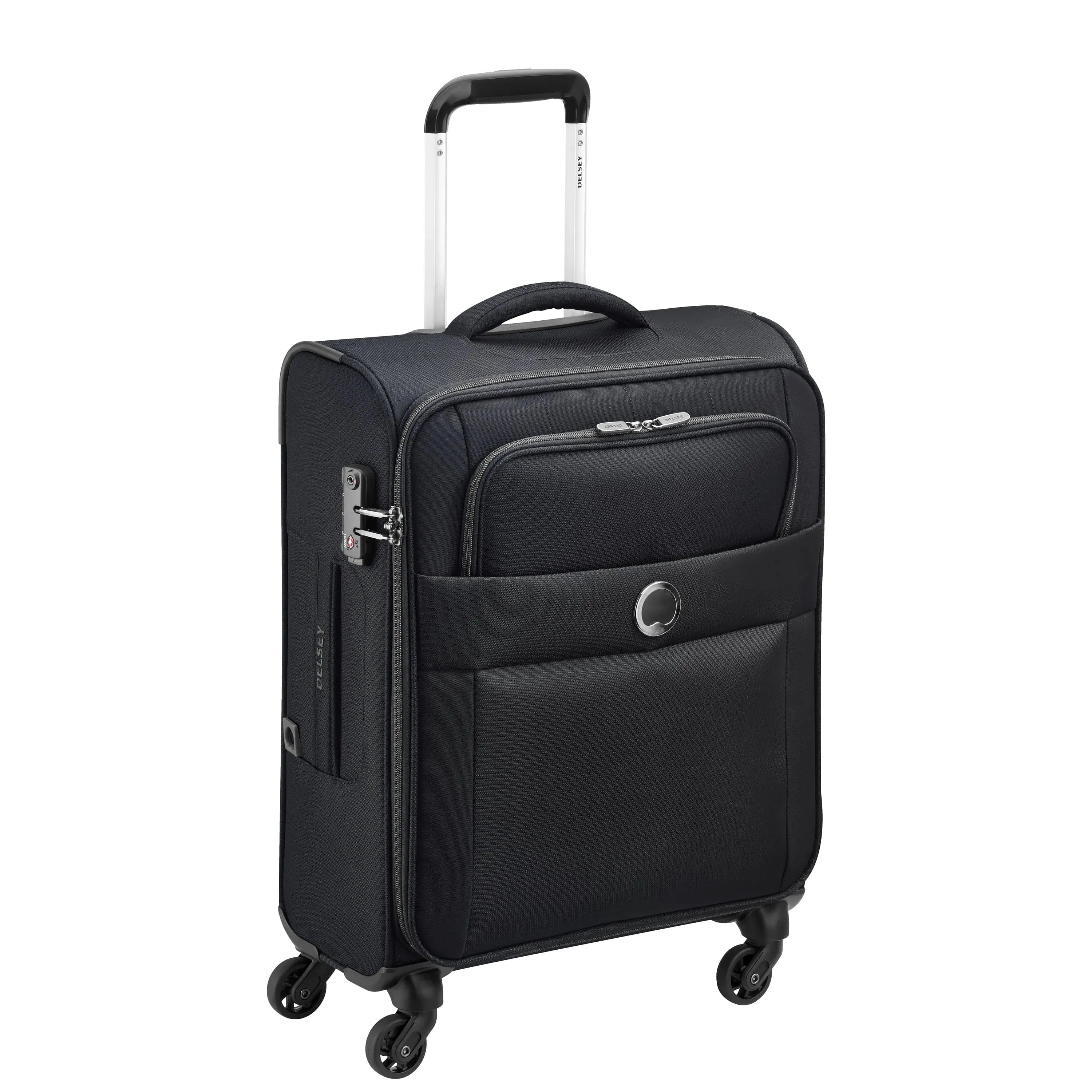 Delsey Cuzco Trolley Suitcase 55Cm Black