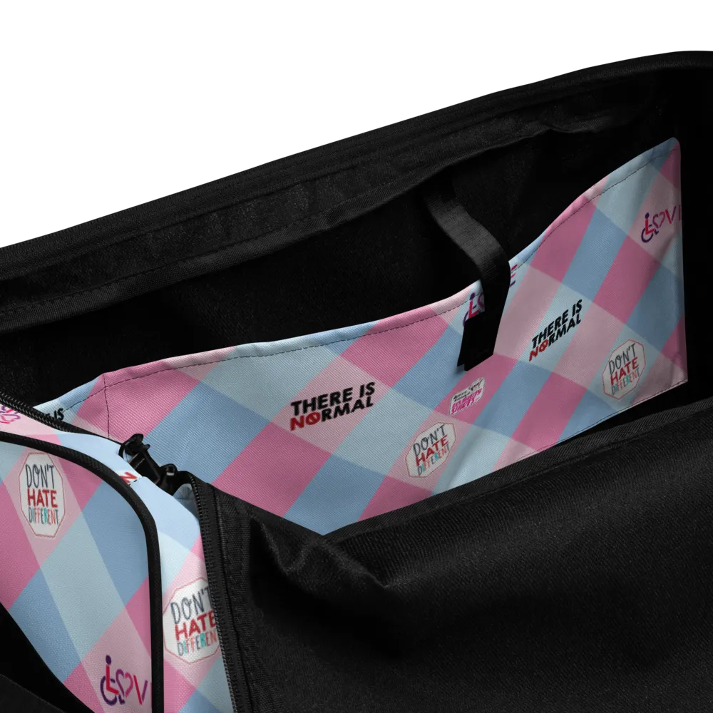 Disability Themed Small Patchwork (Duffle Bag) Pastel Colors