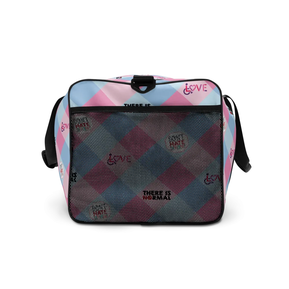 Disability Themed Small Patchwork (Duffle Bag) Pastel Colors