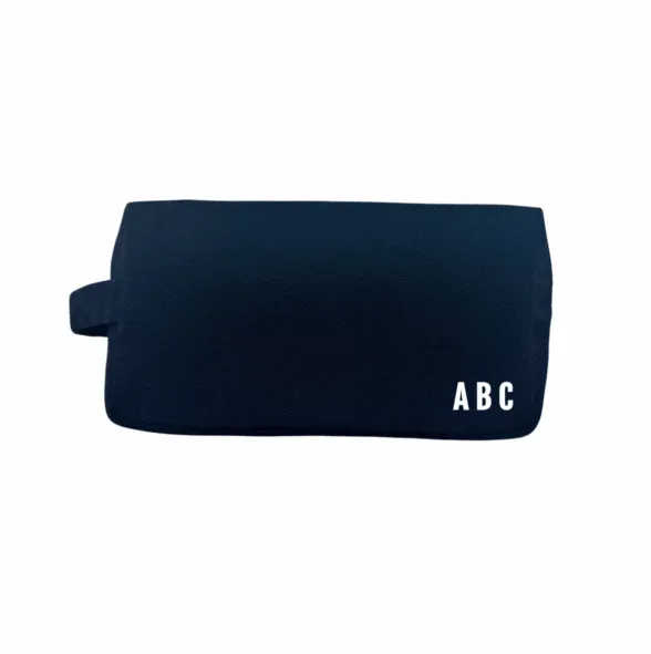 Dopp Bag - Navy with Mini Monogram