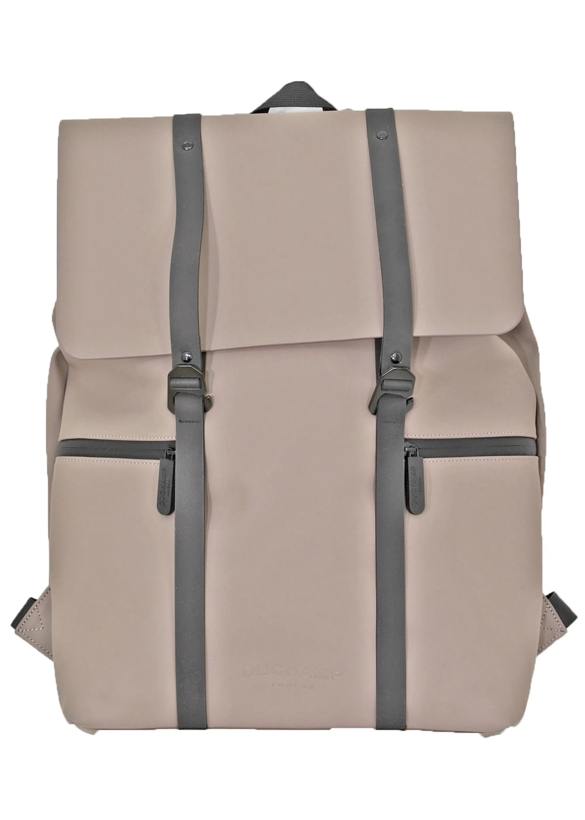 Duchamp Rubberized Flapover Backpack
