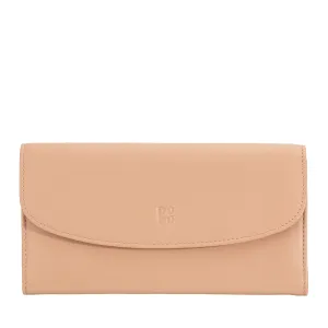DUDU WOMEN LARGE WORLD IN COLORED LEATHER, Continental portfolio, credit cards pockets, hinge testers