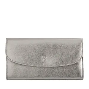 DUDU WOMEN LARGE WORLD IN COLORED LEATHER, Continental portfolio, credit cards pockets, hinge testers