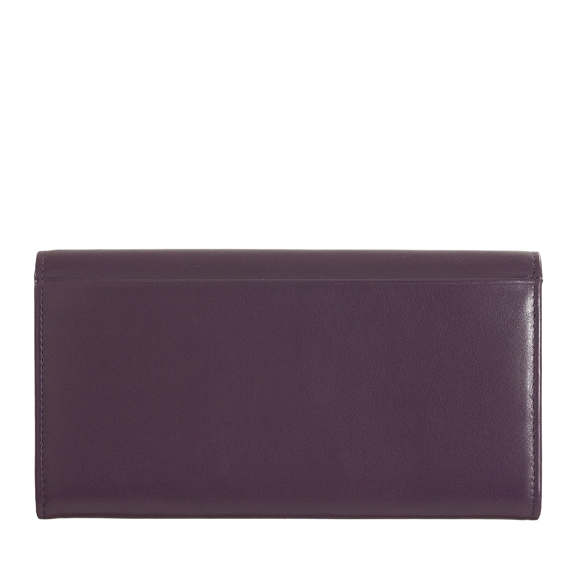DUDU WOMEN LARGE WORLD IN COLORED LEATHER, Continental portfolio, credit cards pockets, hinge testers
