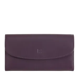 DUDU WOMEN LARGE WORLD IN COLORED LEATHER, Continental portfolio, credit cards pockets, hinge testers