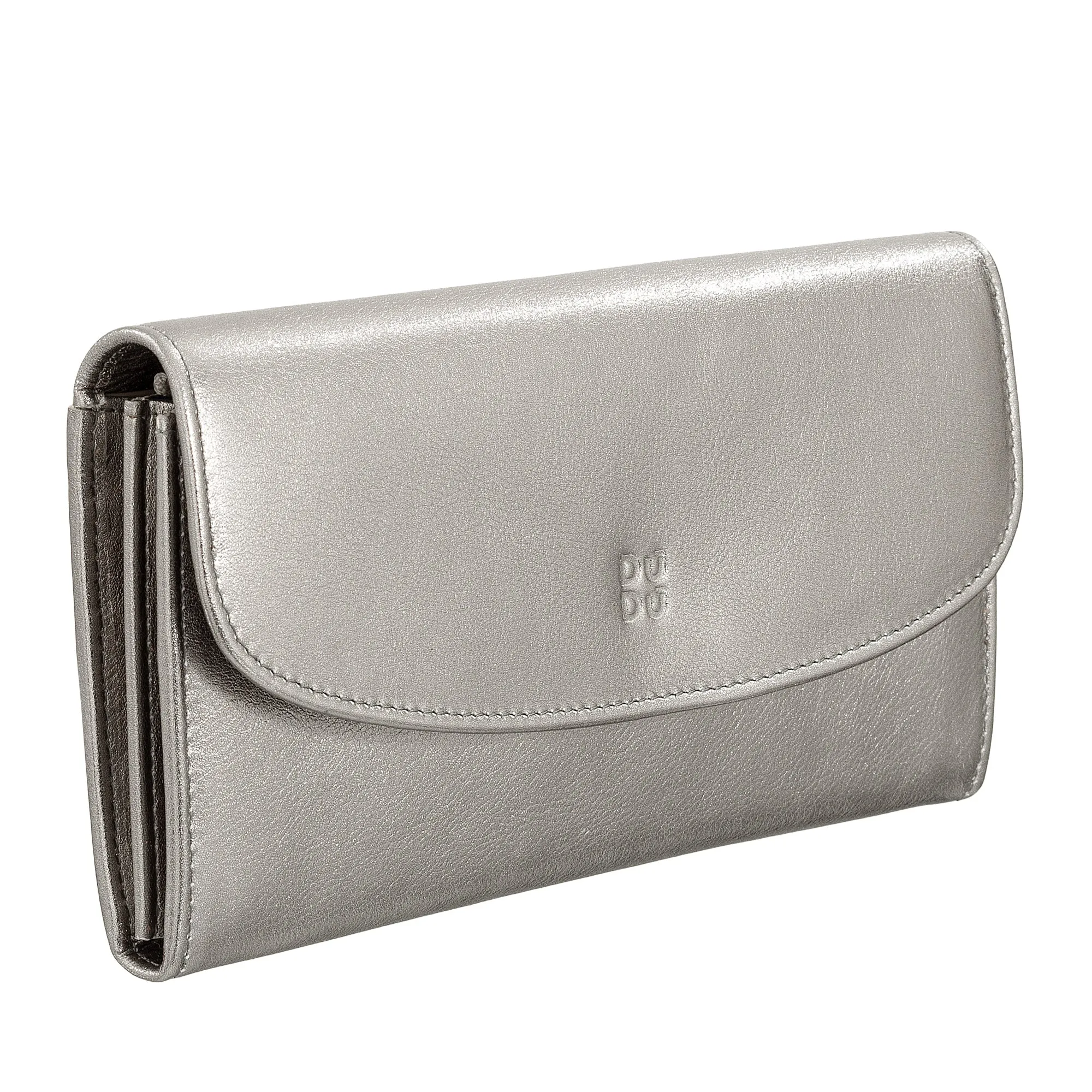DUDU WOMEN LARGE WORLD IN COLORED LEATHER, Continental portfolio, credit cards pockets, hinge testers