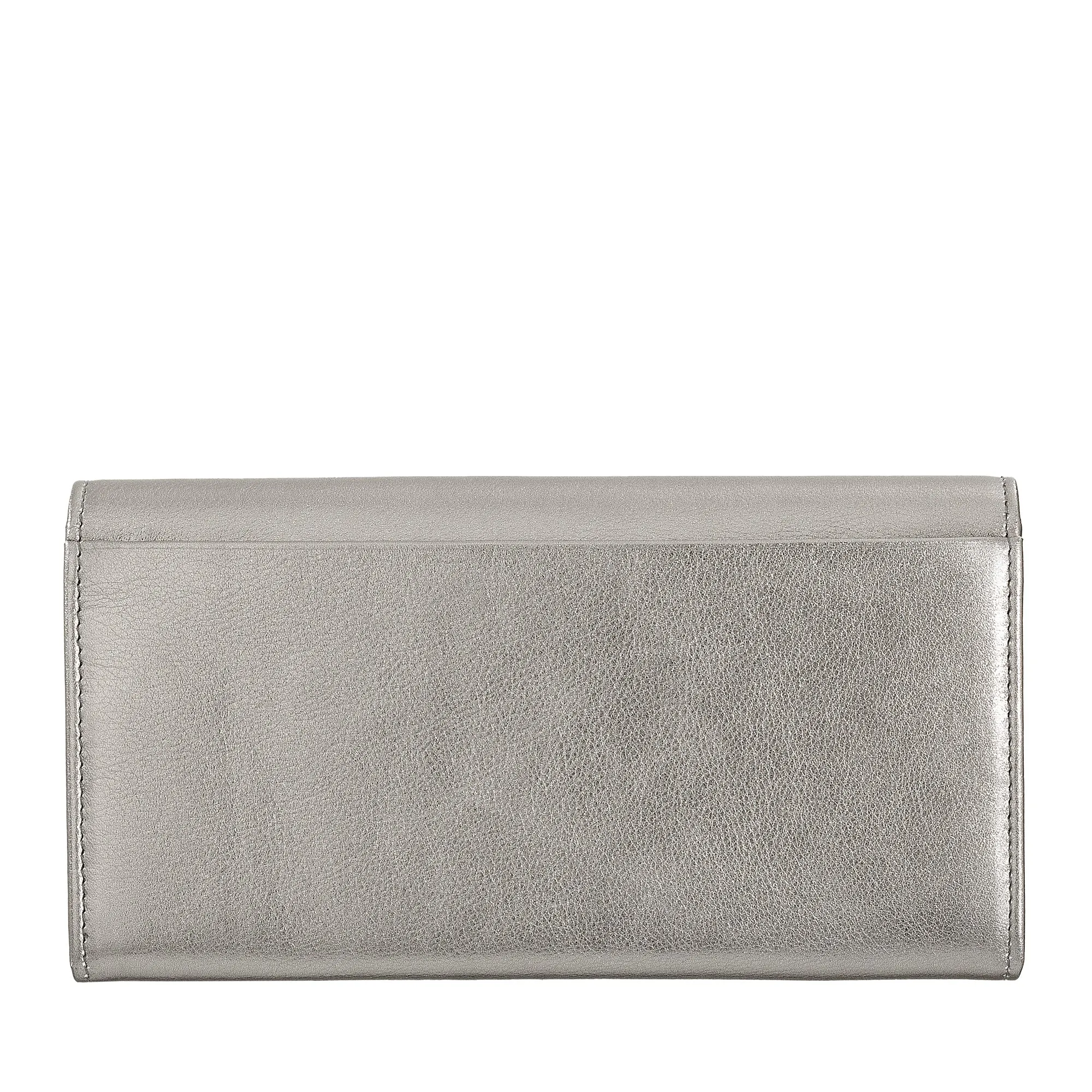 DUDU WOMEN LARGE WORLD IN COLORED LEATHER, Continental portfolio, credit cards pockets, hinge testers