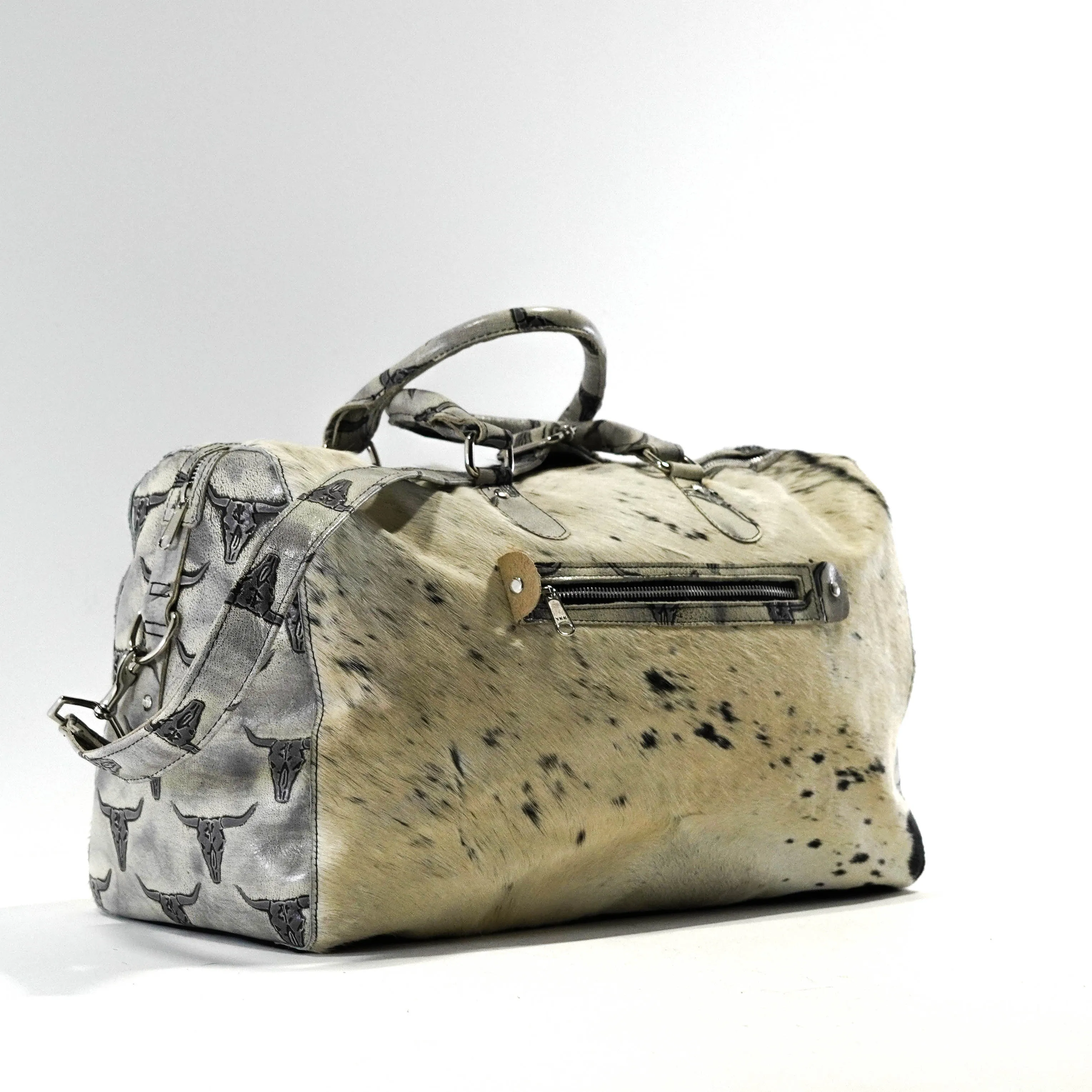 Duffel - Black & White w/ Smoke Show Skulls