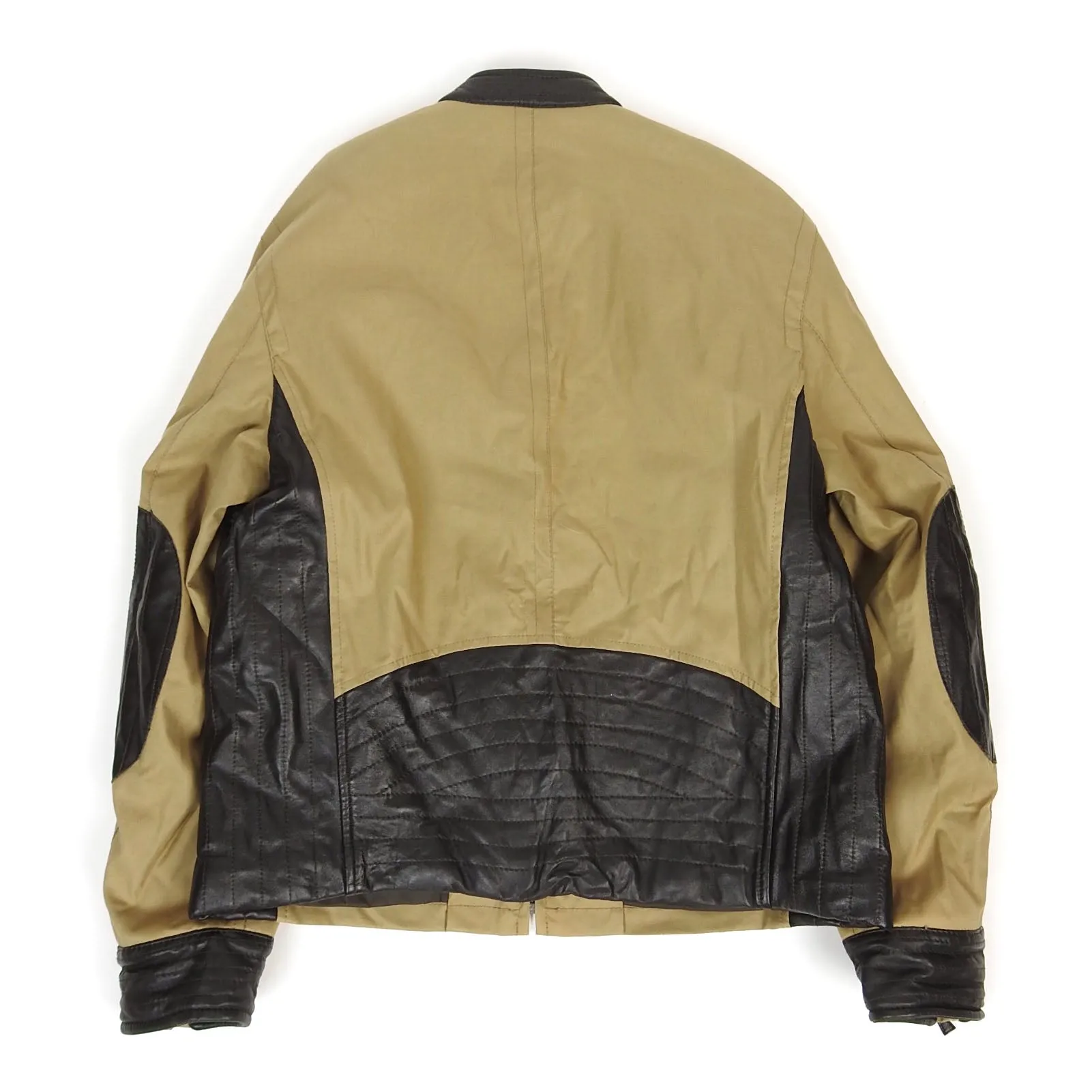 Dunhil Leather Trimmed Jacket Size Large