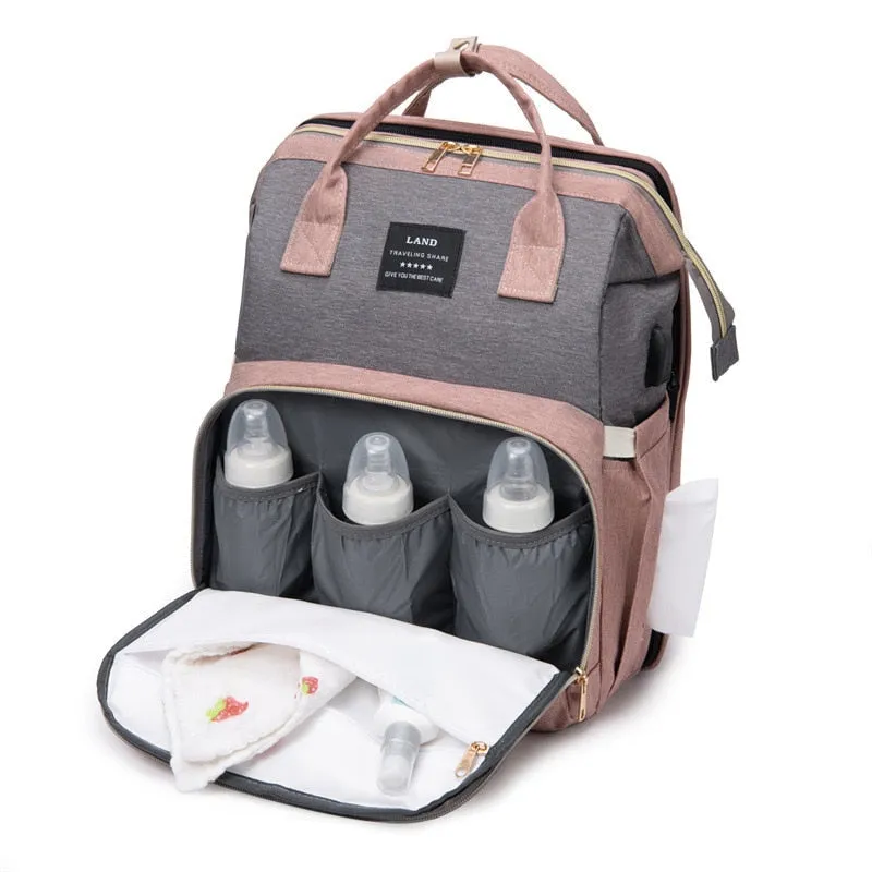 Foldable Baby Crib Backpack