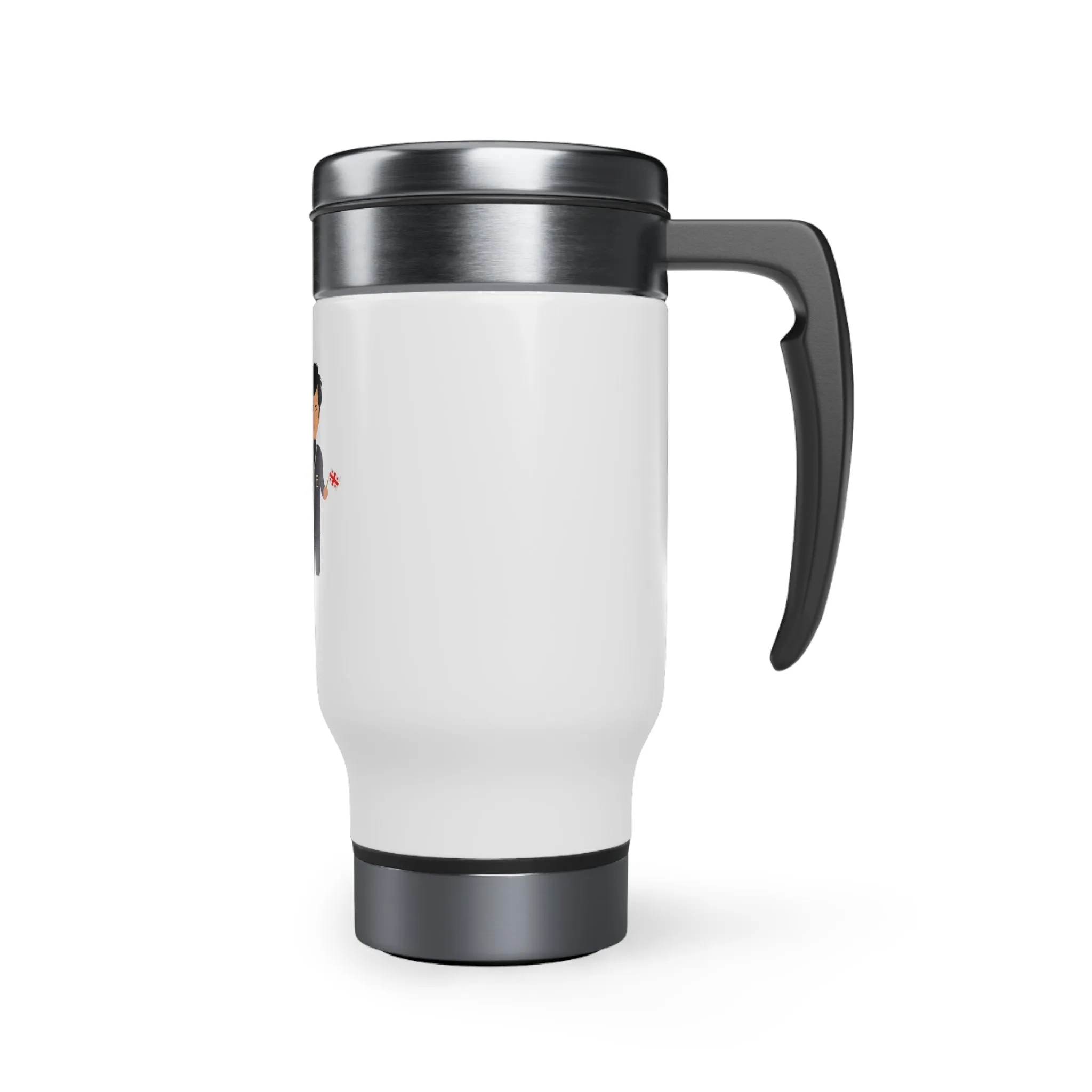 Georgia Stainless Steel Travel Mug with Handle, 14oz