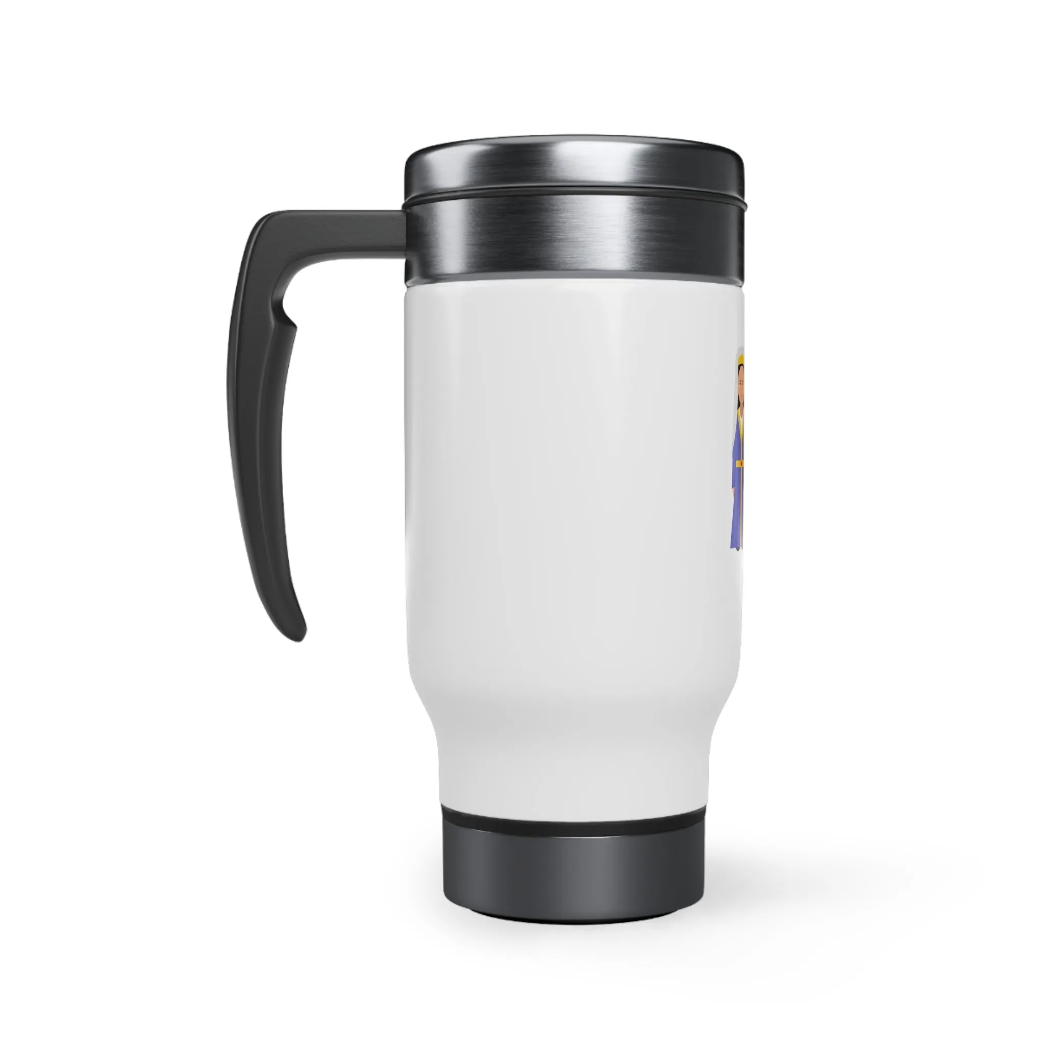 Georgia Stainless Steel Travel Mug with Handle, 14oz