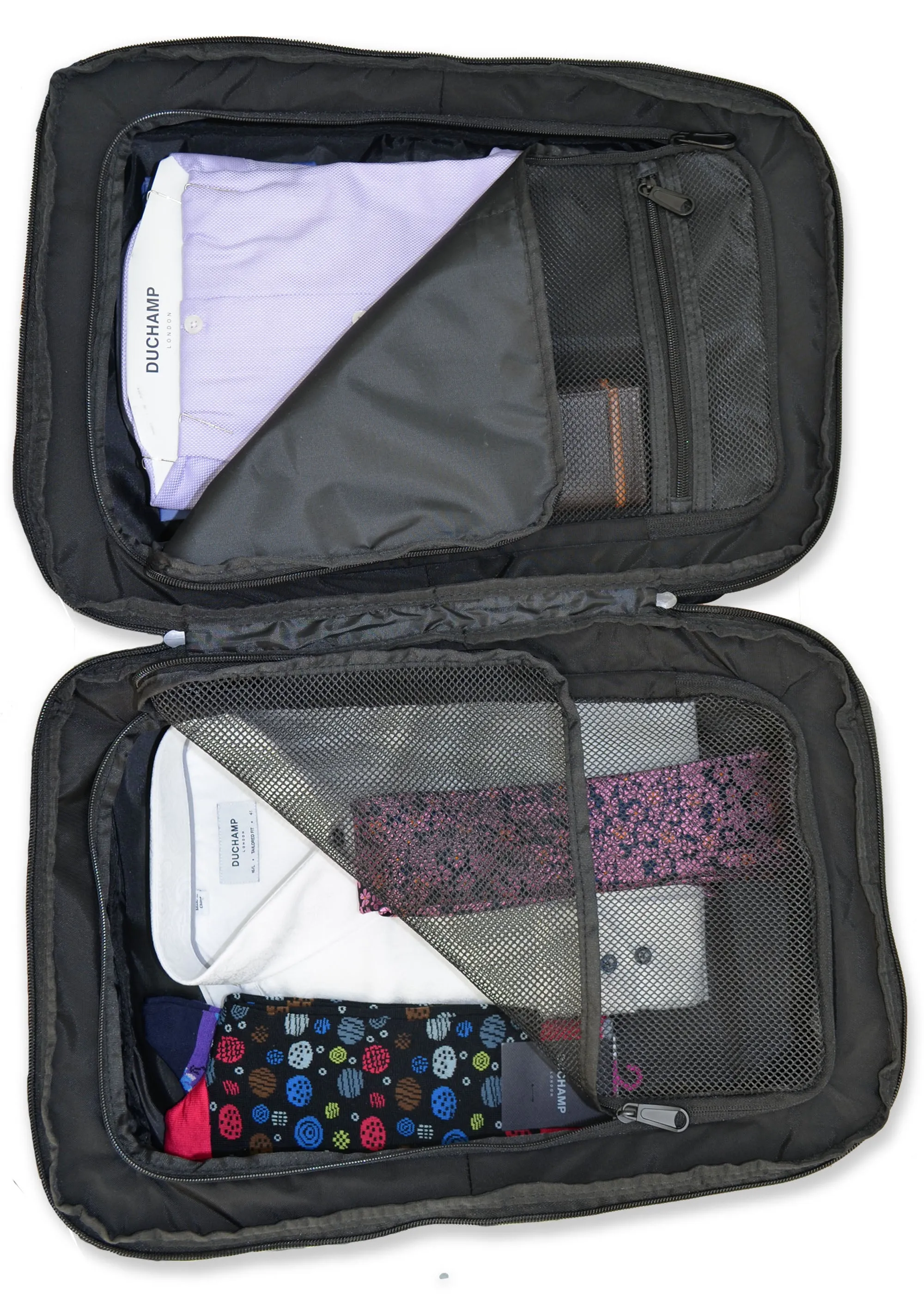 Getaway Expandable Carry-On Backpack Suitcase by Duchamp