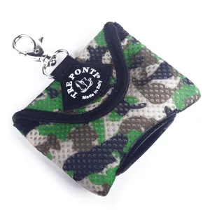 Green Camo Mesh Poo Bag Dispenser