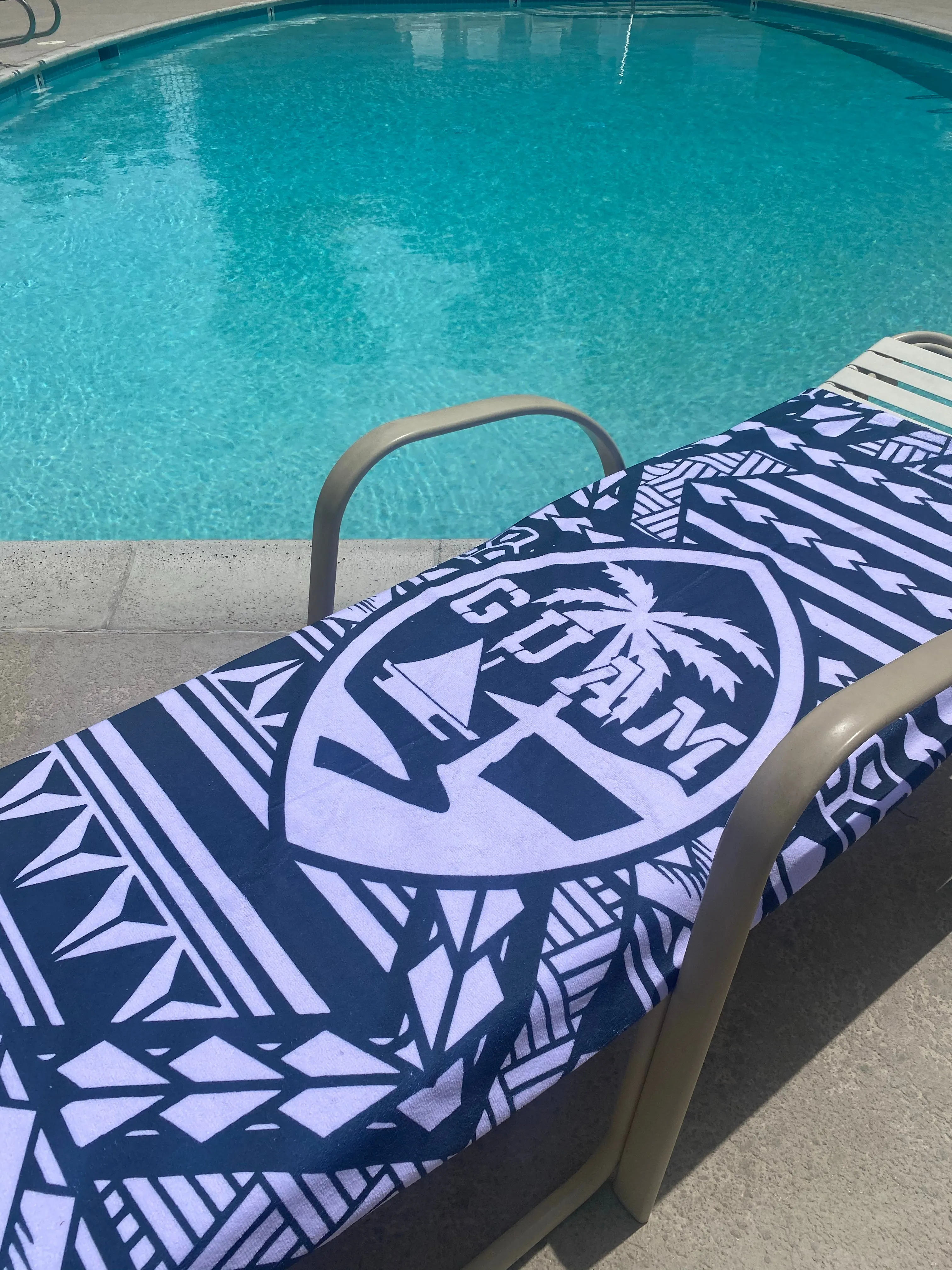 Guam Tribal Beach Towel